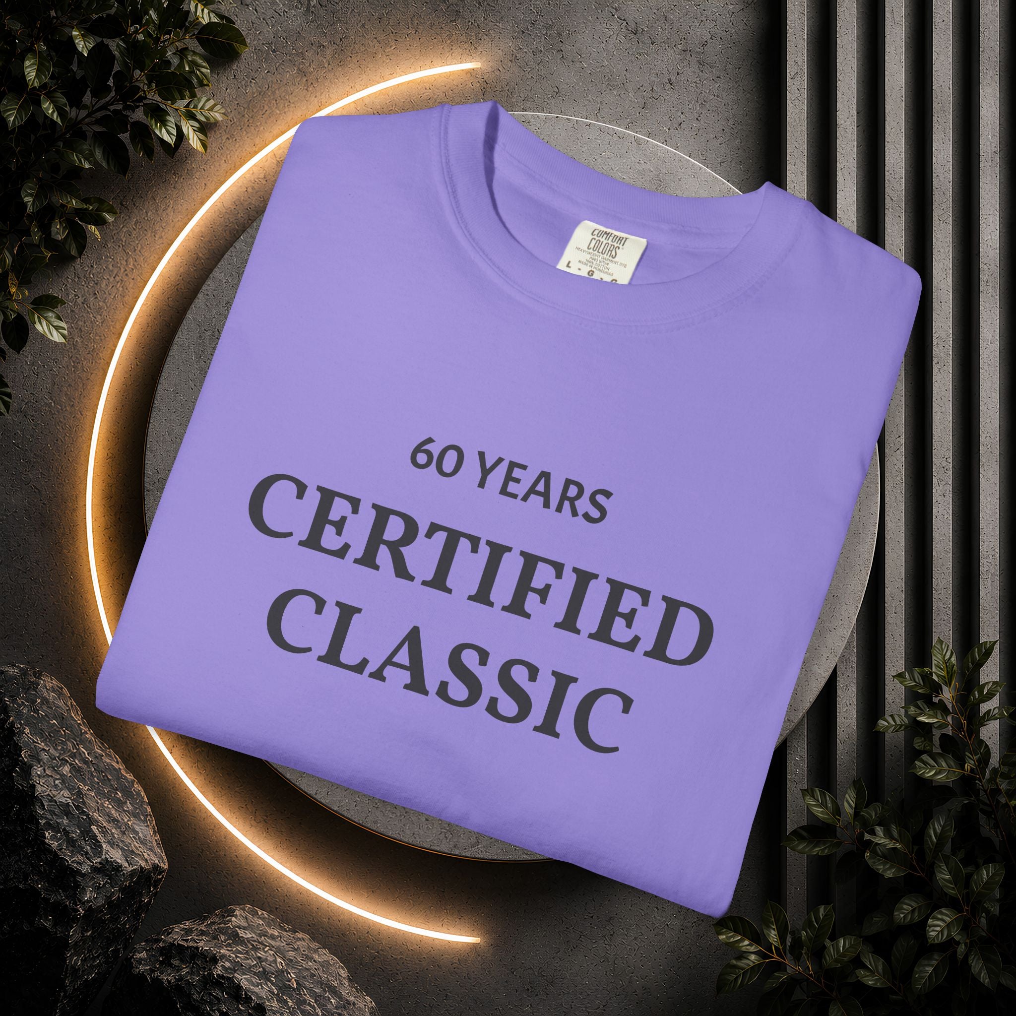 Custom Text "Certified Classic" T-Shirt — Personalized Text Tee