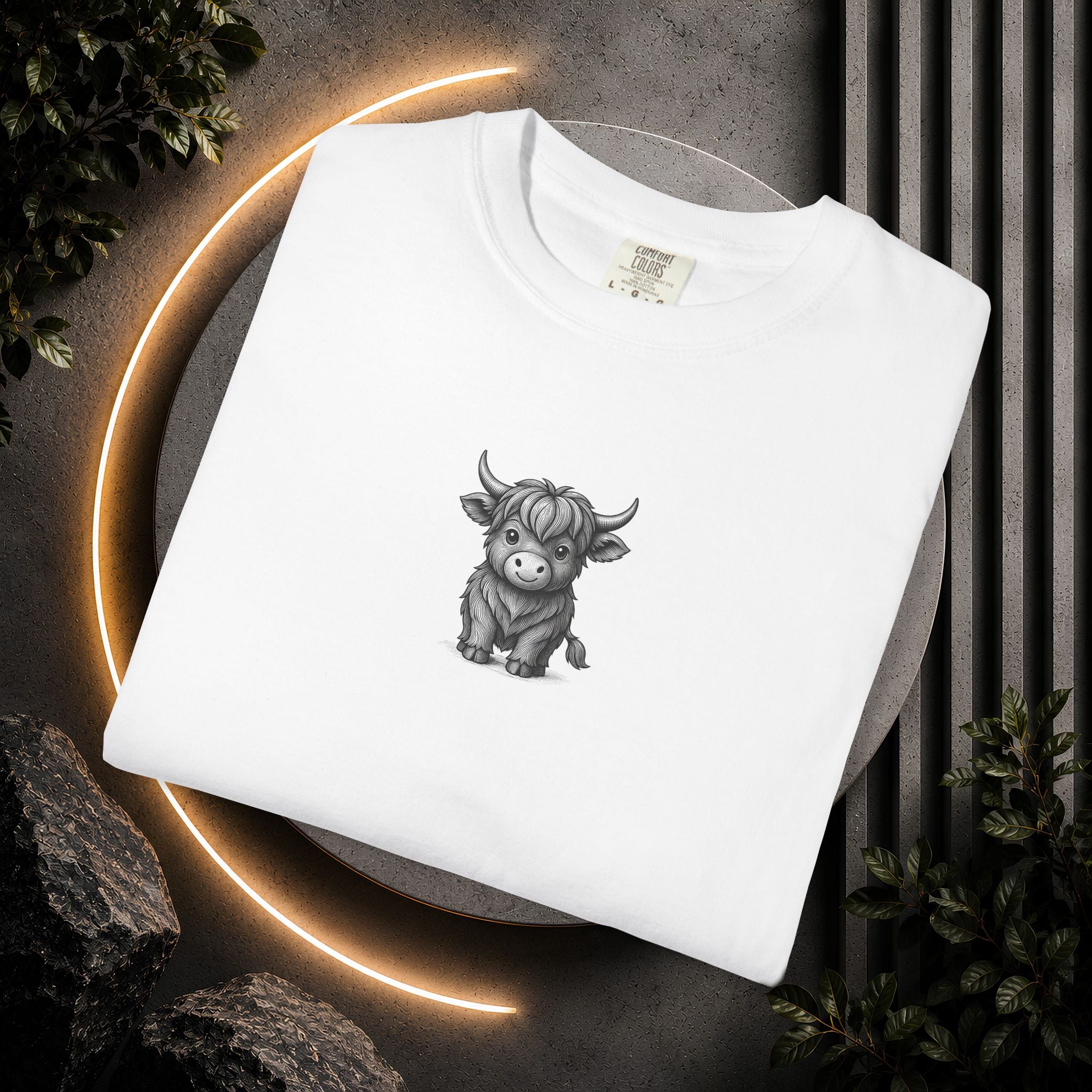 Highland Calf T-Shirt — Cute Scottish Highland Cow Graphic Tee