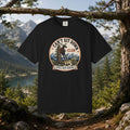 Hugag Hiking Tee — "Can't Sit Down Club" Vintage Mountain Cryptid Shirt