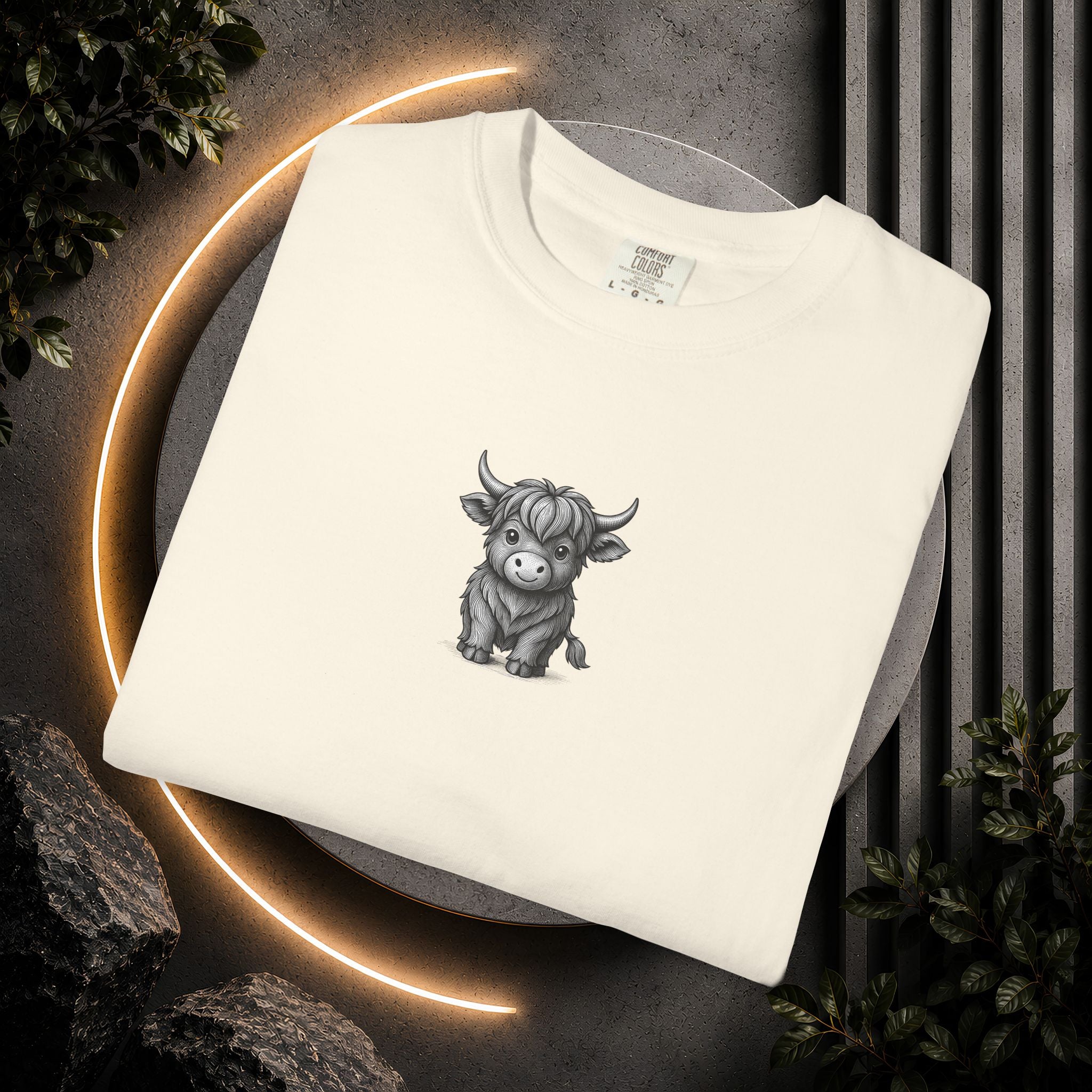 Highland Calf T-Shirt — Cute Scottish Highland Cow Graphic Tee