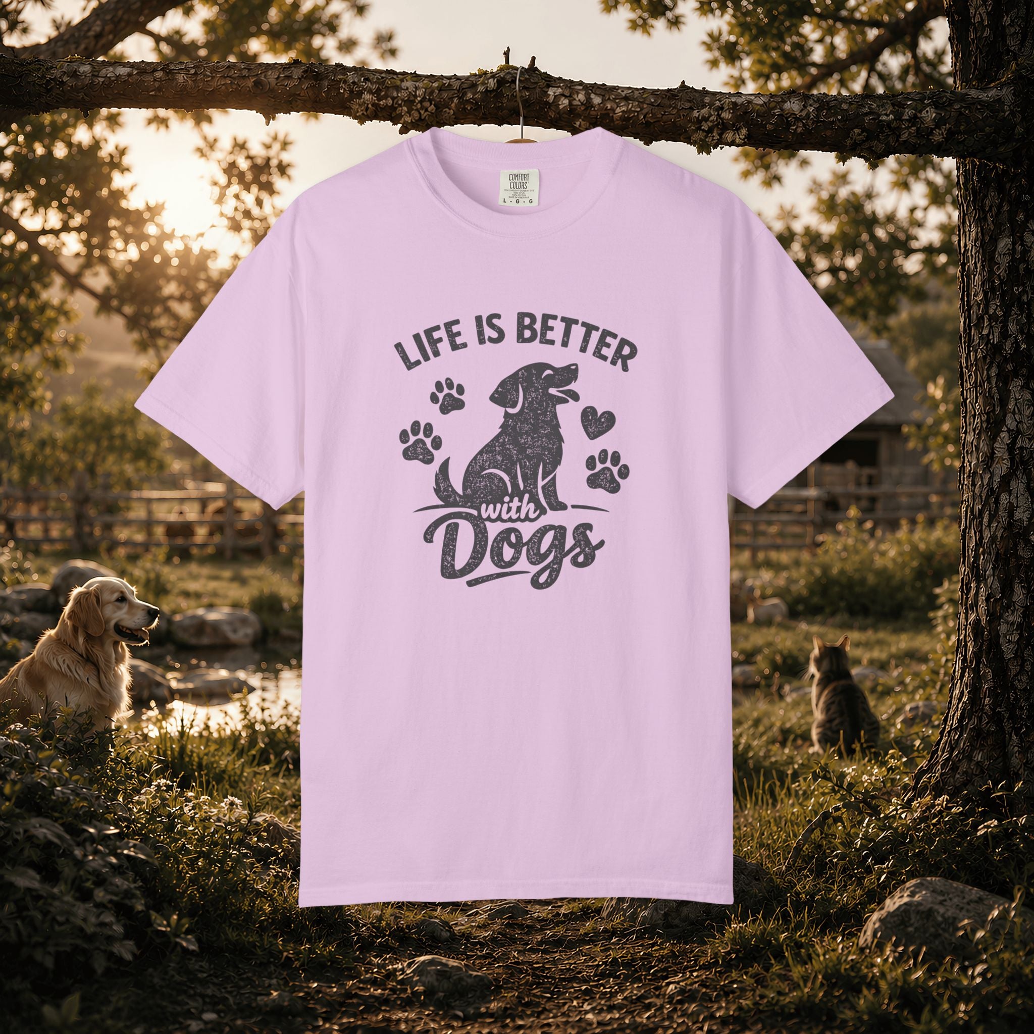 Life Is Better with Dogs T-Shirt