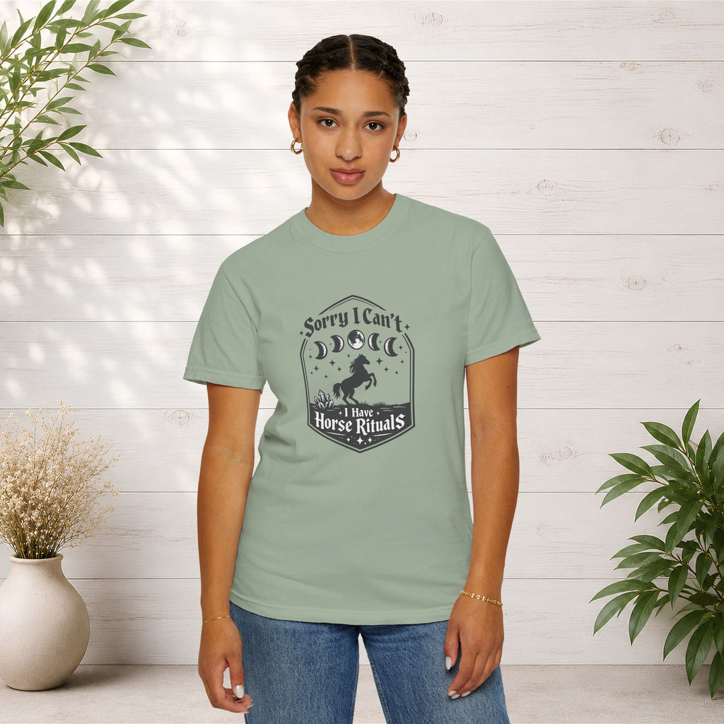 Sorry I Can't I Have Horse Rituals T-Shirt