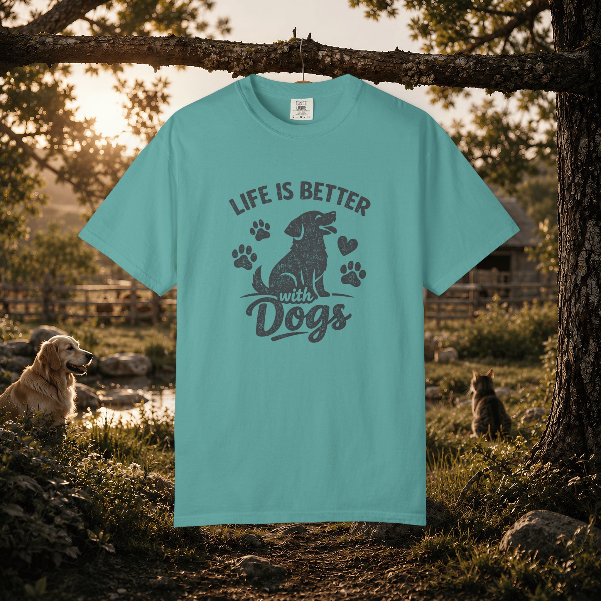 Life Is Better with Dogs T-Shirt
