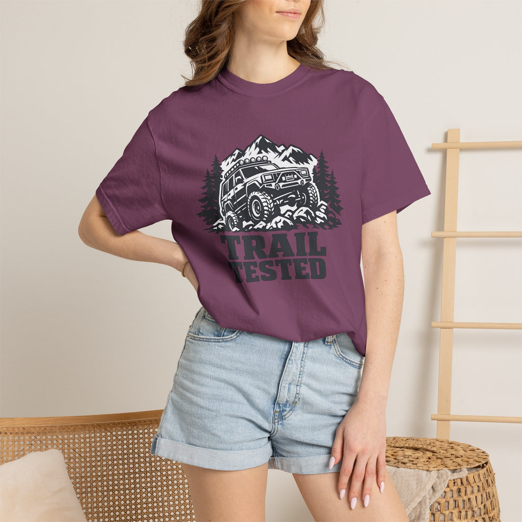 Trail Tested T-Shirt — Off-Road Jeep Mountain Adventure Tee