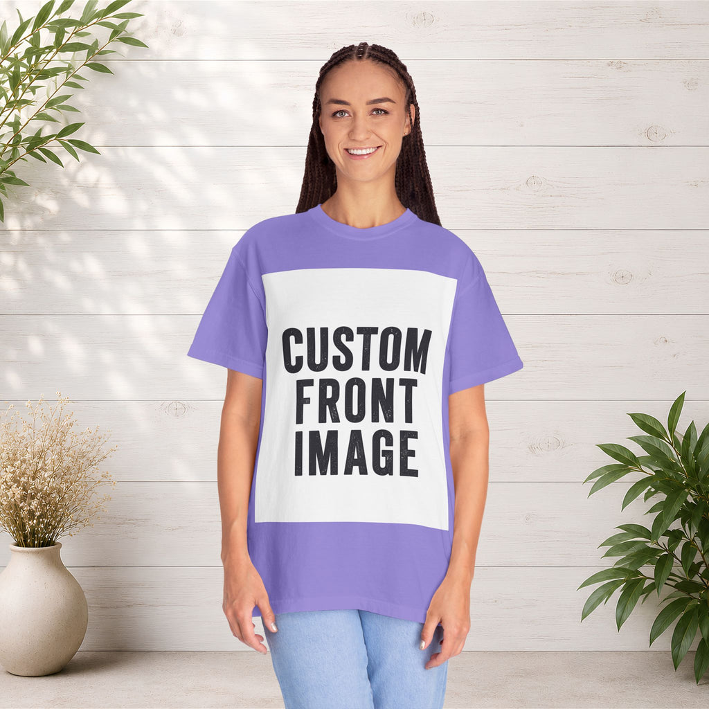Custom Image Front T-Shirt - Add Your Own Image
