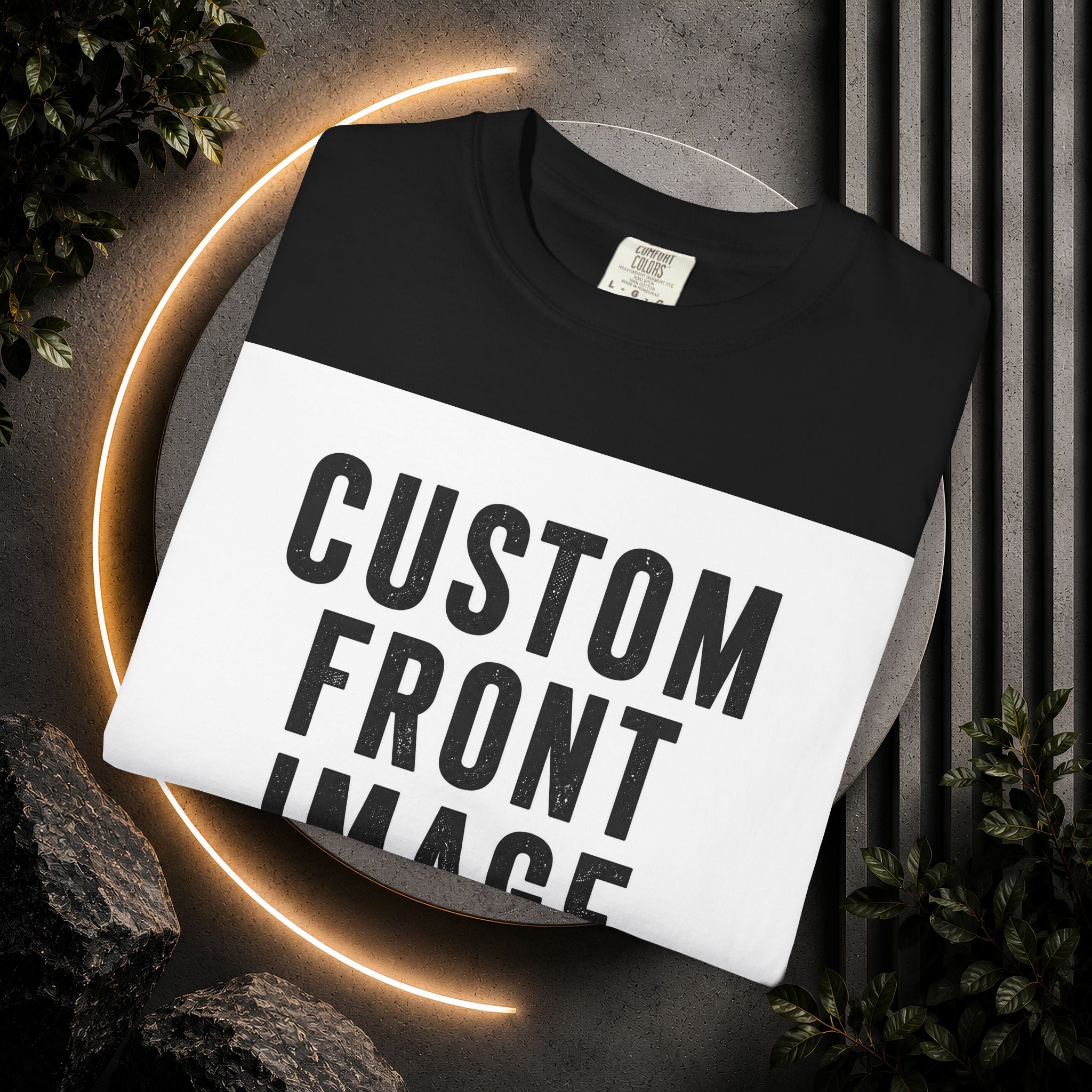 Custom Landscape Image Front T-Shirt - Add Your Own Image