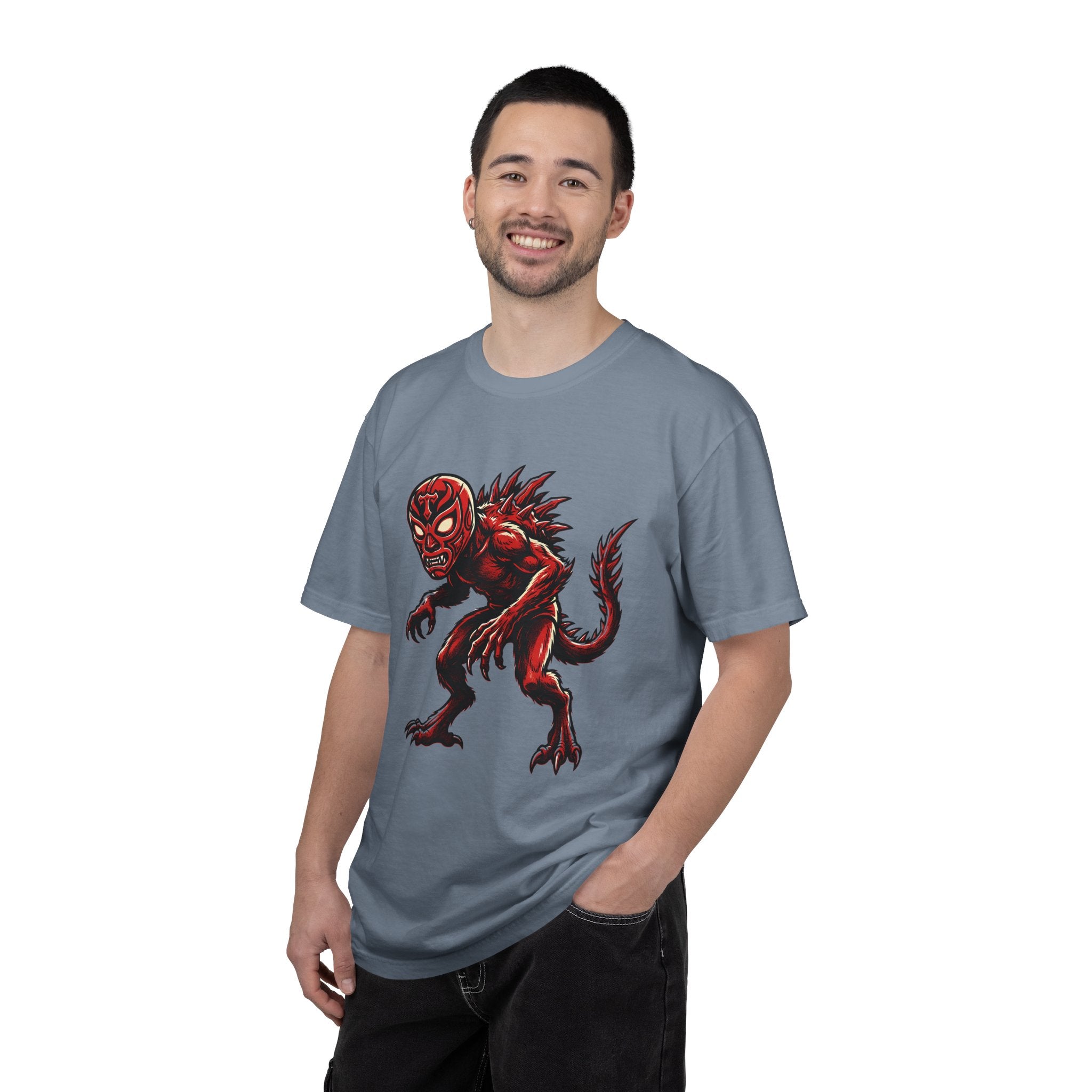Chupacabra Cryptid Wrestler Tee T-shirt | Cryptid Shirt