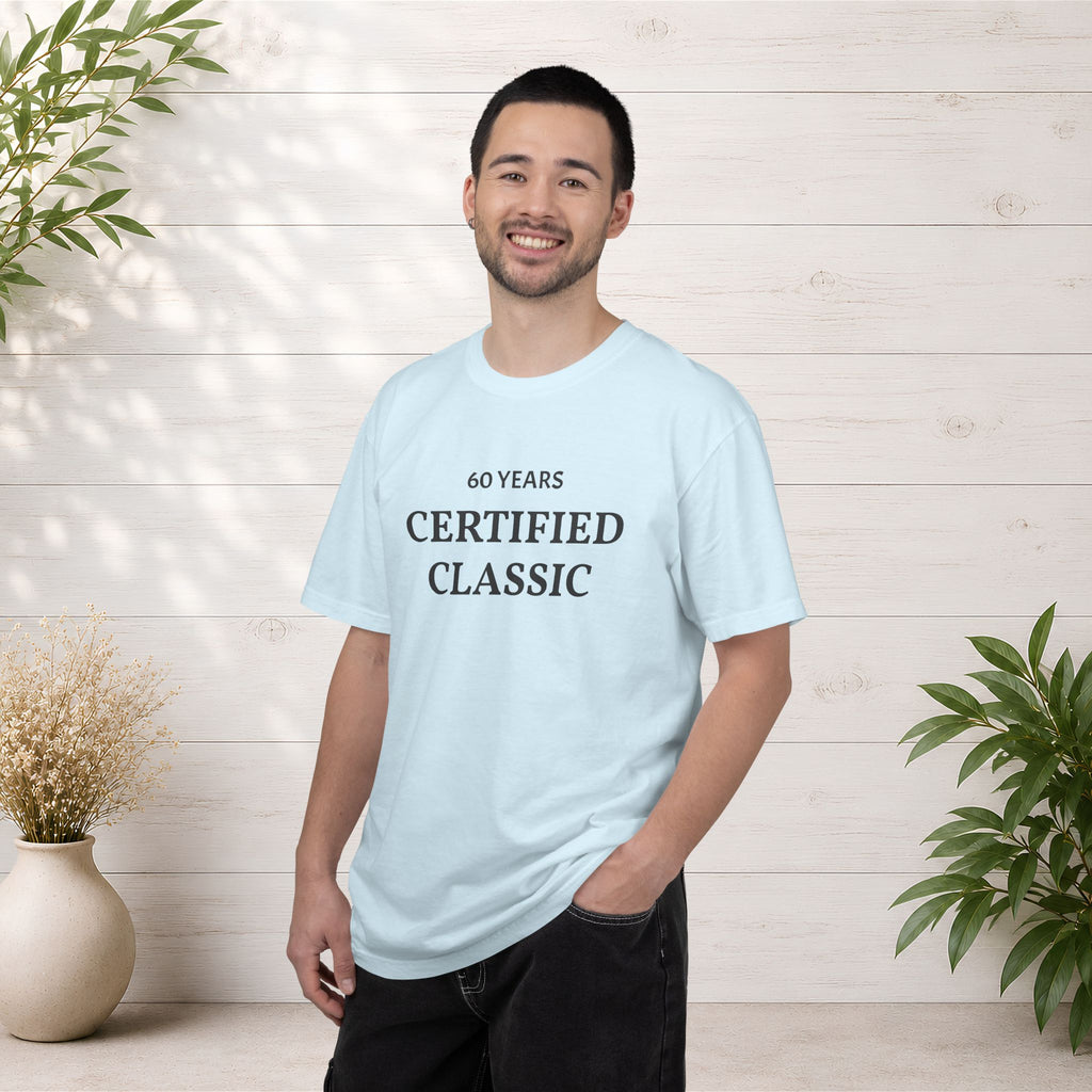 Custom Text "Certified Classic" T-Shirt — Personalized Text Tee