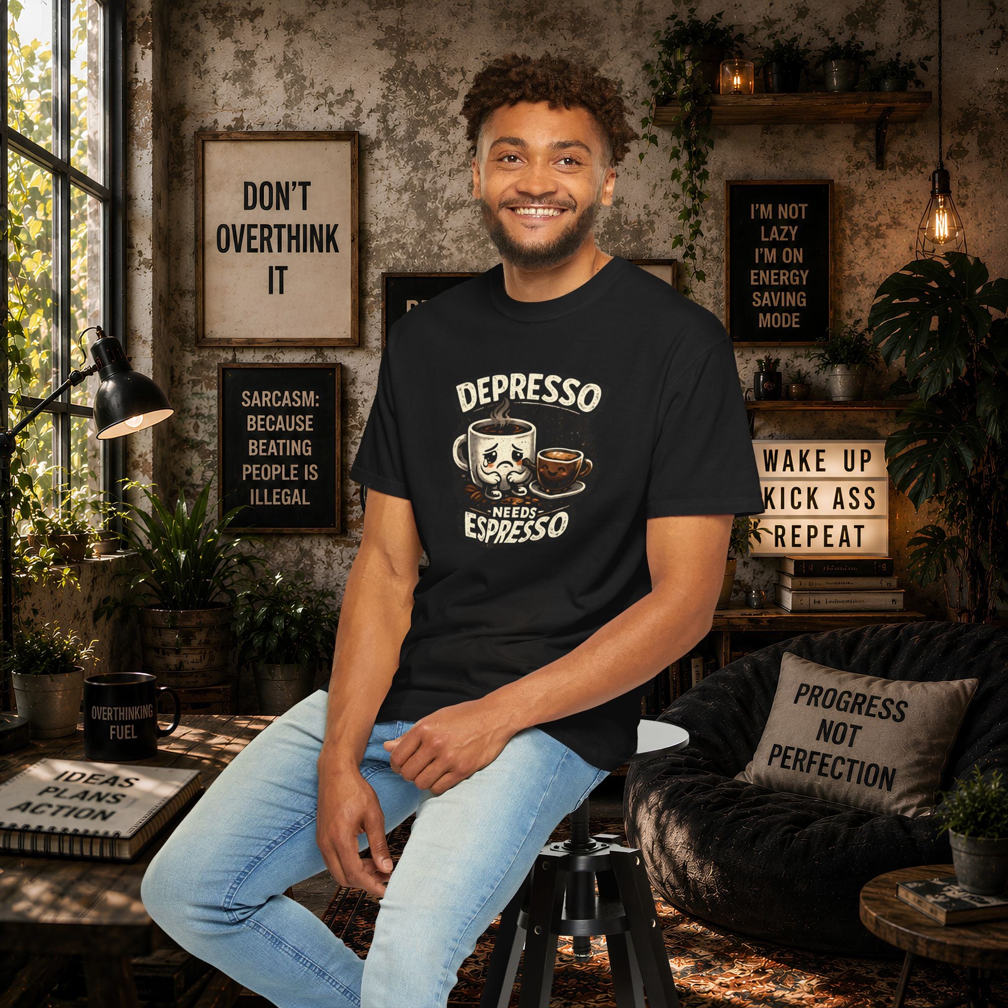 Depresso Needs Espresso T-Shirt