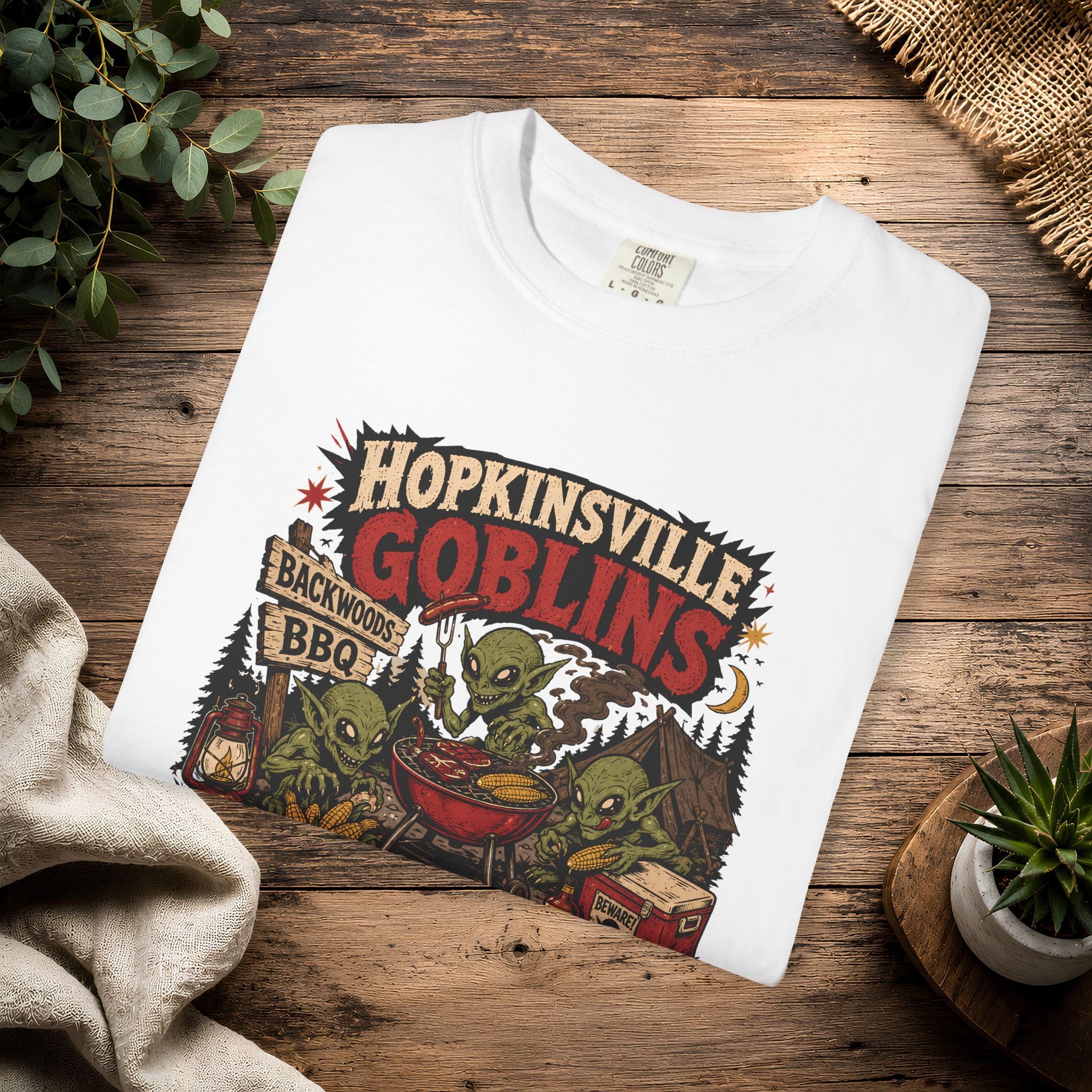 Hopkinsville Goblins Cookout T-Shirt — Funny BBQ Festival Tee