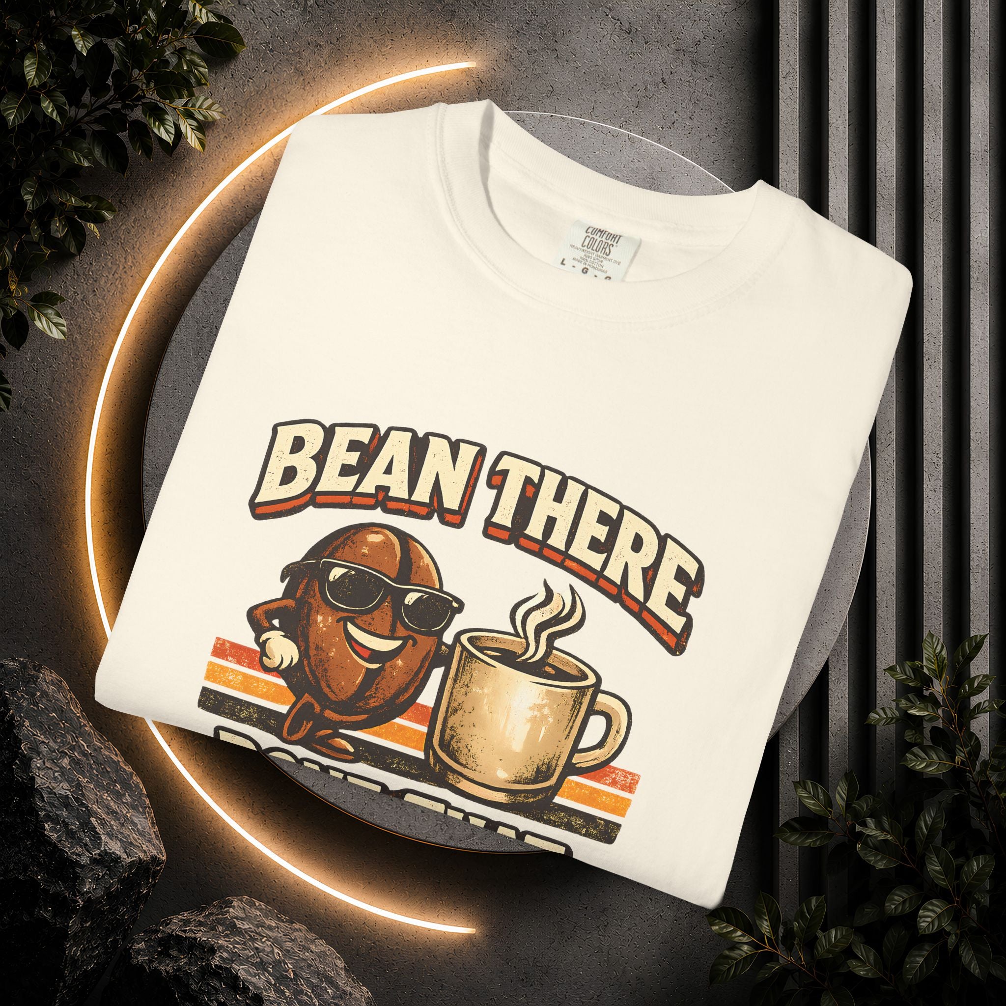 Coffee T-Shirt — "Bean There Done That" Retro Coffee Shirt