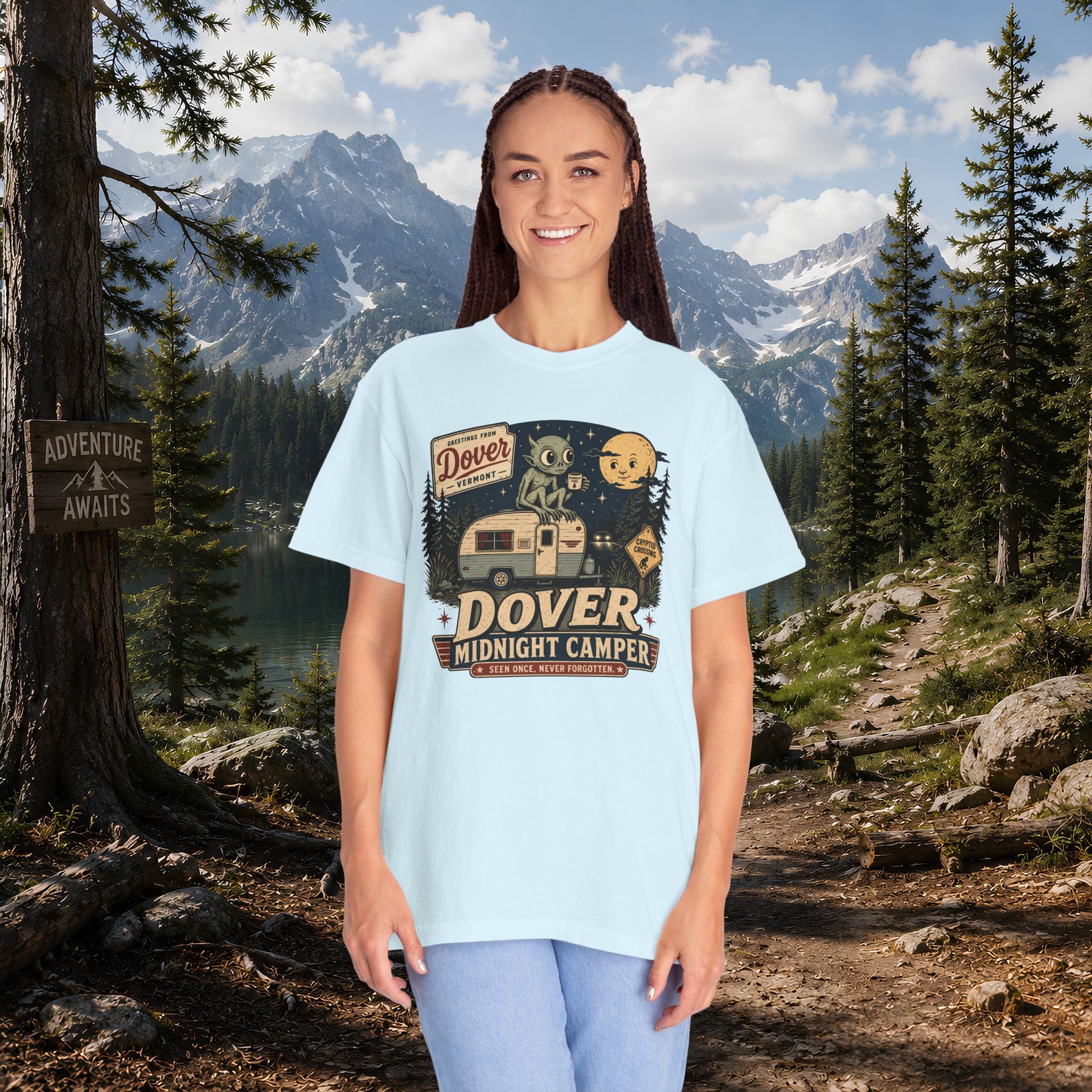 Dover Demon Midnight Camper T-Shirt — Vintage RV Camping Tee