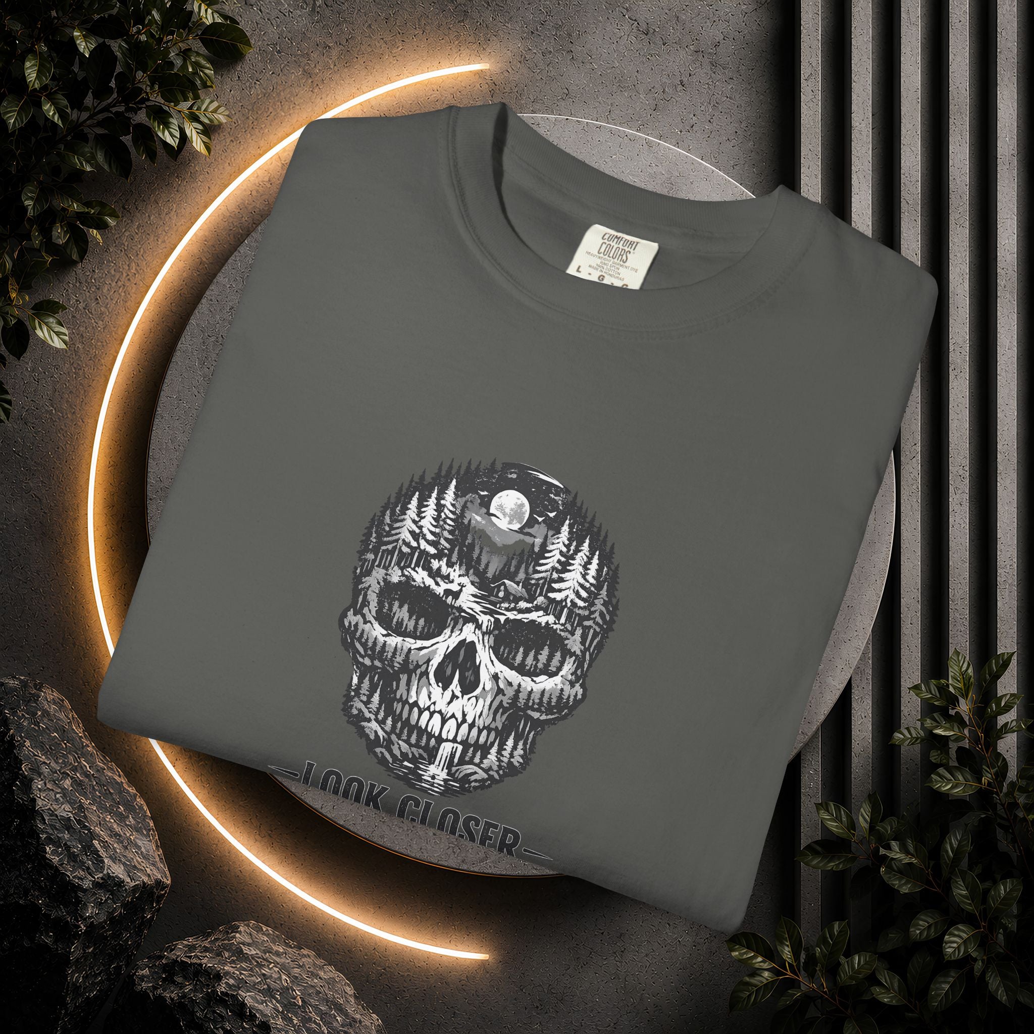 Skull Forest 'Look Closer' Graphic T-Shirt