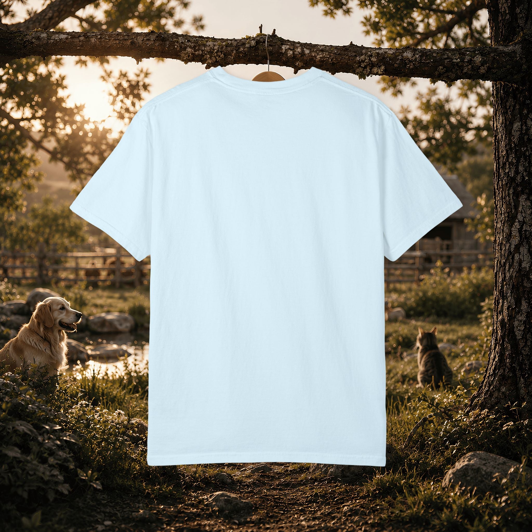 Pets & Chaos Graphic T-Shirt — "House Rules Don't Apply" Vintage Pet Lover Tee