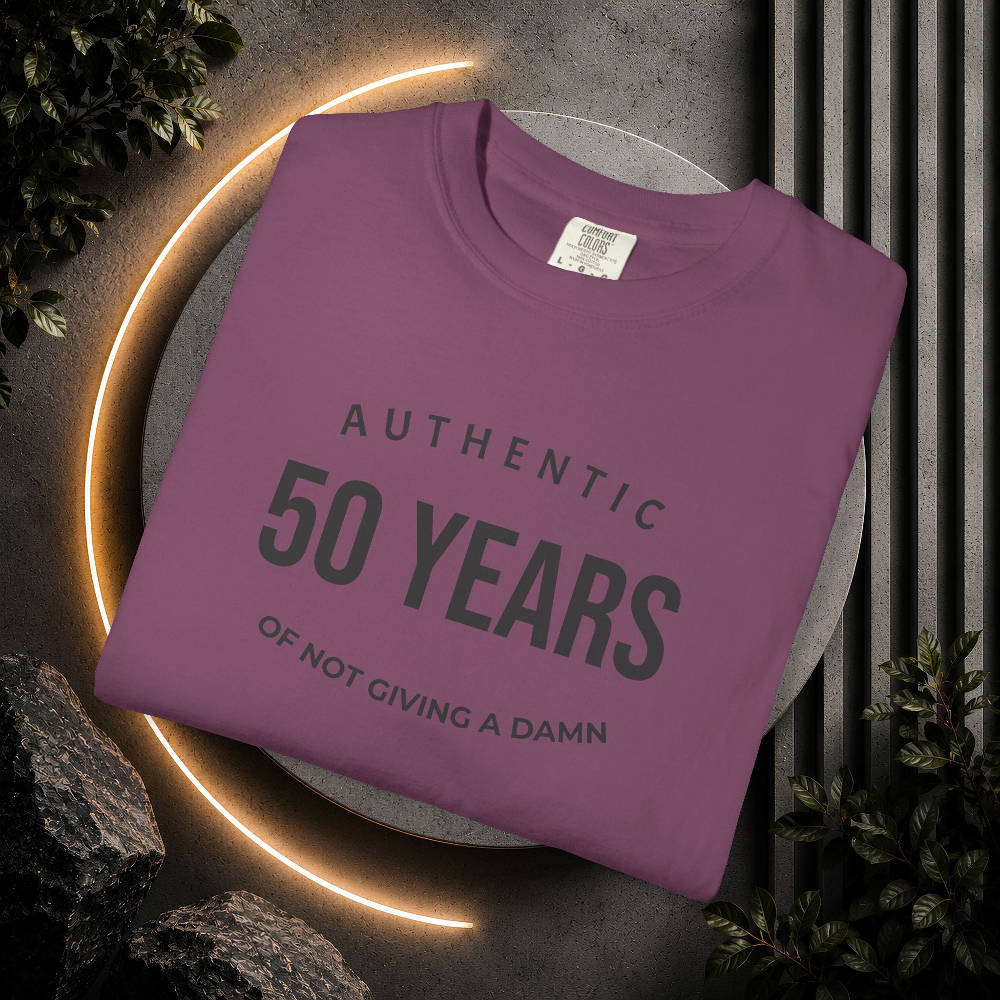 "Authentic" Custom Text "of Not Giving a Damn" T-Shirt