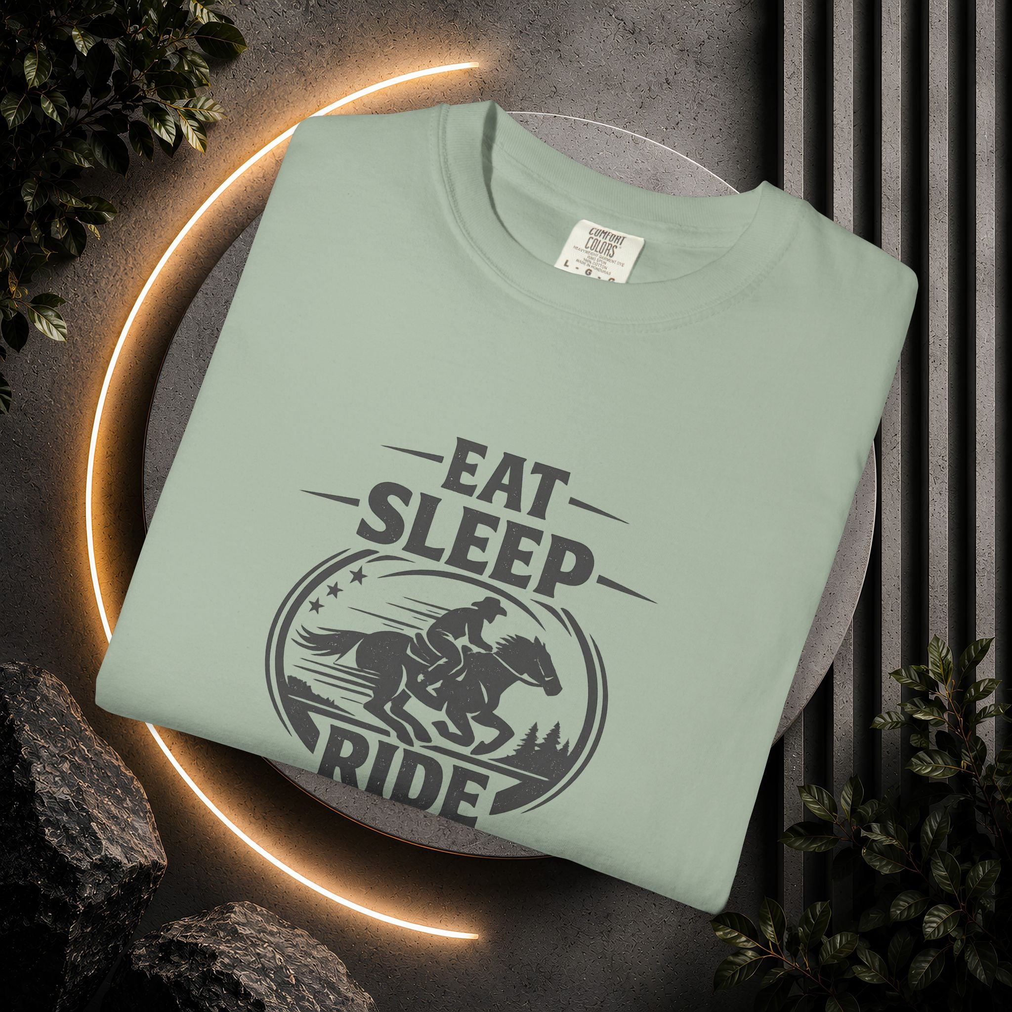 Eat Sleep Ride Repeat T-Shirt — Horse Rider Graphic Tee