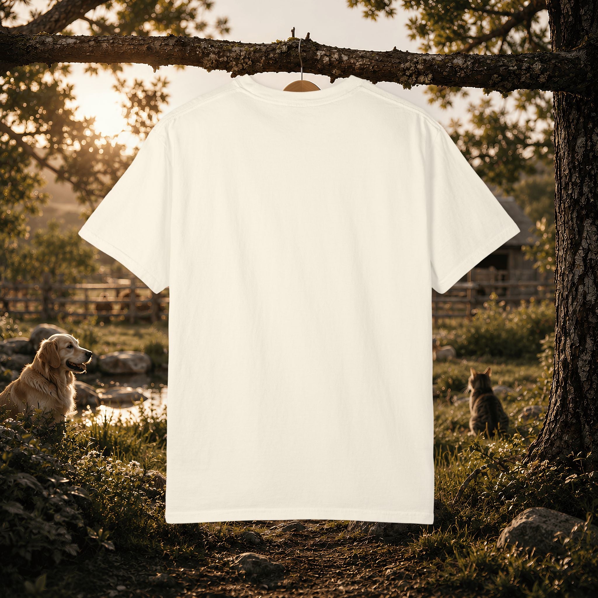 Pets & Chaos Graphic T-Shirt — "House Rules Don't Apply" Vintage Pet Lover Tee