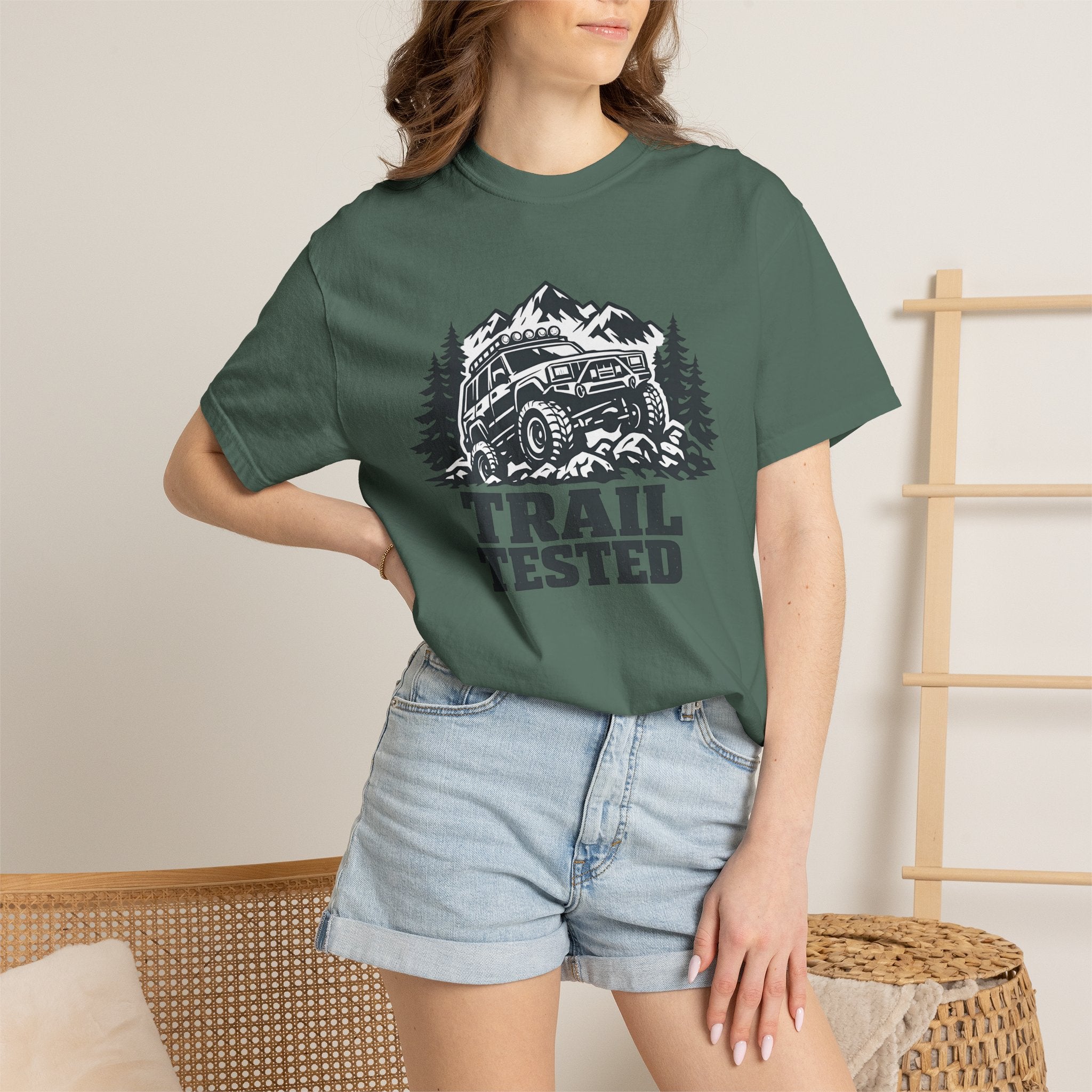 Trail Tested T-Shirt — Off-Road Jeep Mountain Adventure Tee