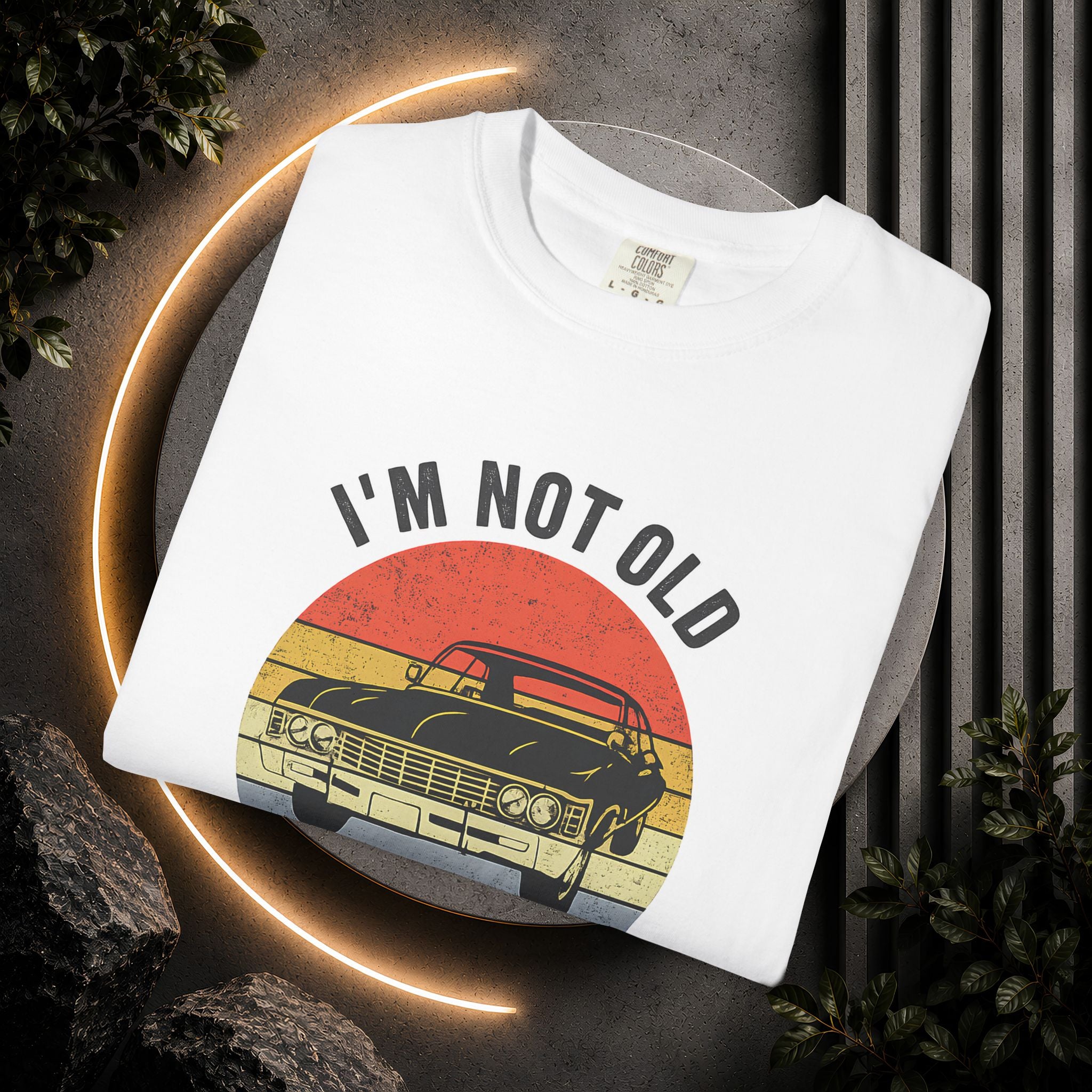 Classic Car T‑Shirt — "I'm Not Old, I'm a Classic" Vintage Auto Tee