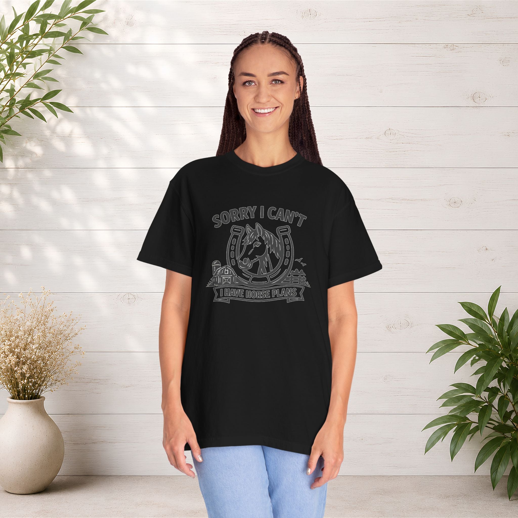 Sorry I Can't I Have Horse Plans T-Shirt