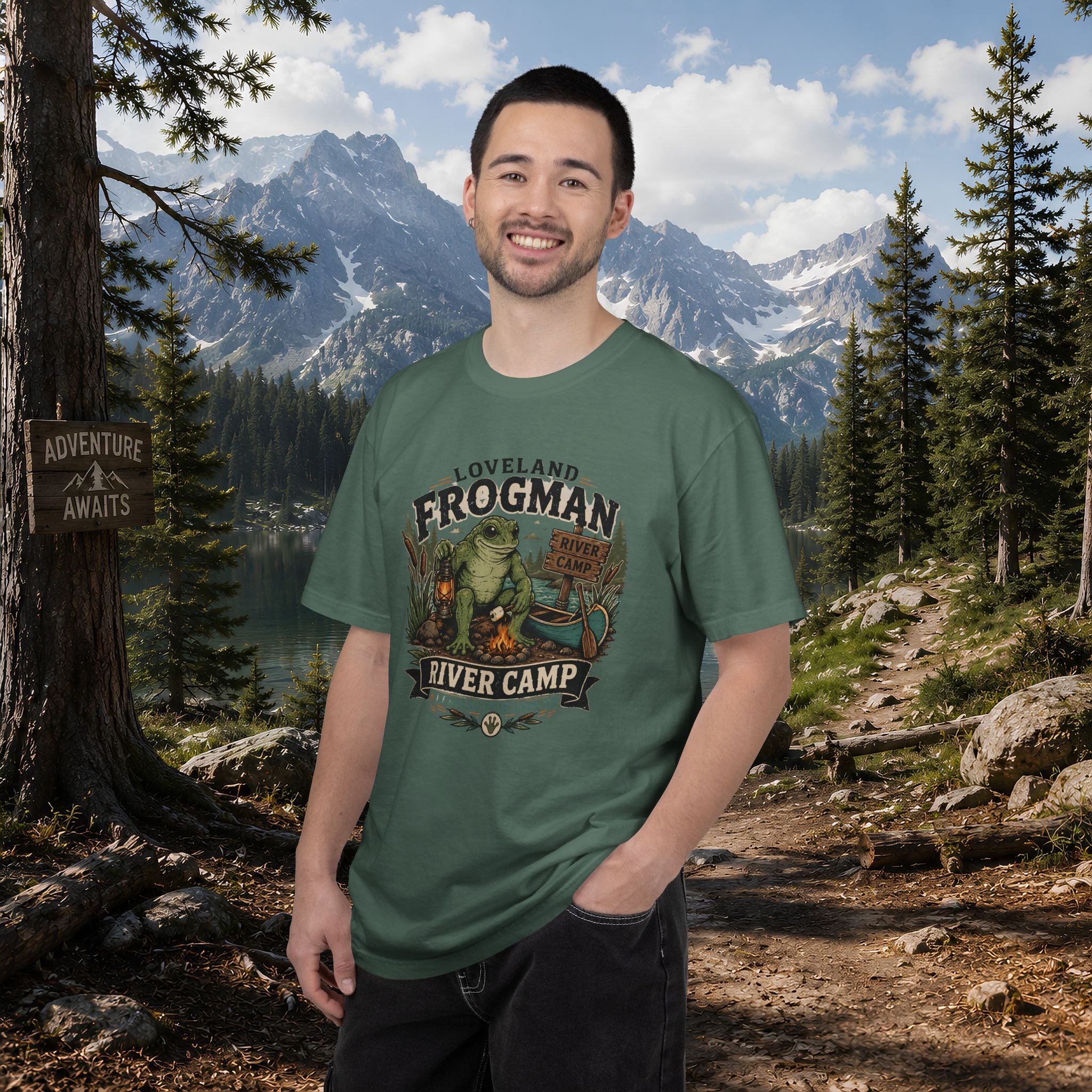 Loveland Frogman River Camp T-Shirt — Outdoor Graphic Tee