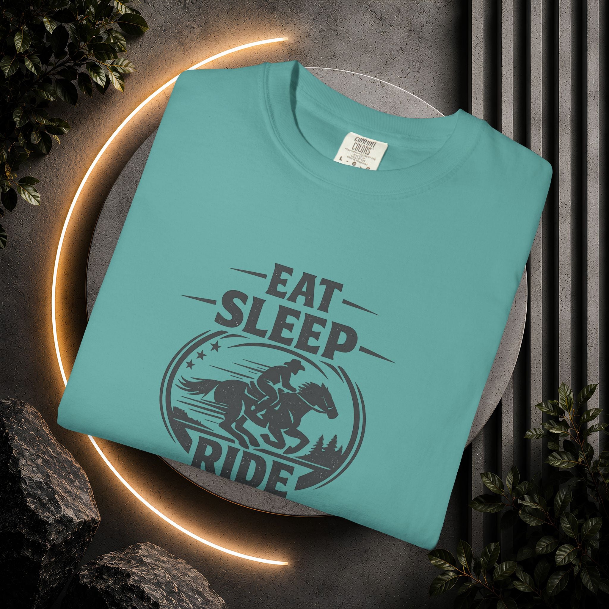 Eat Sleep Ride Repeat T-Shirt — Horse Rider Graphic Tee