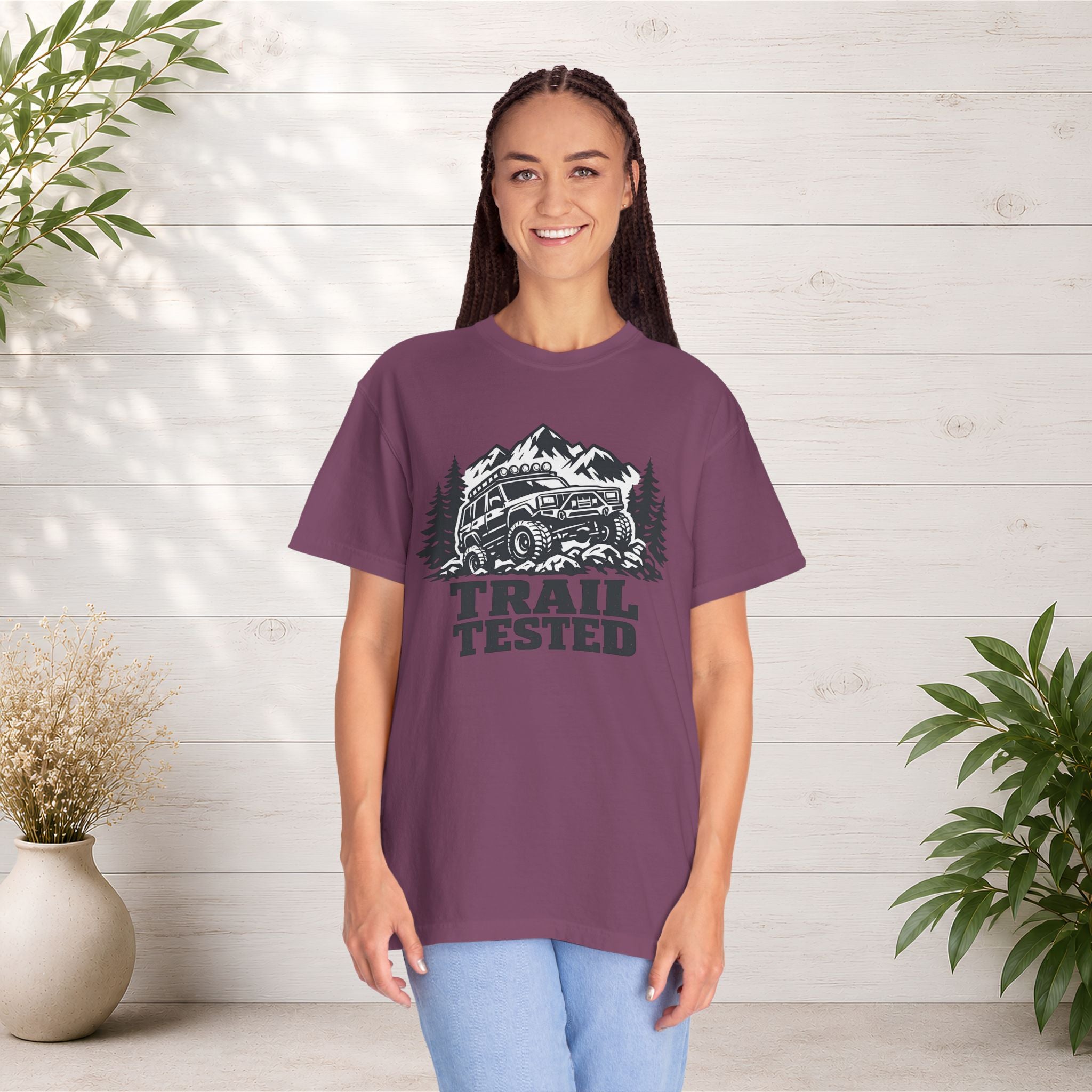 Trail Tested T-Shirt — Off-Road Jeep Mountain Adventure Tee