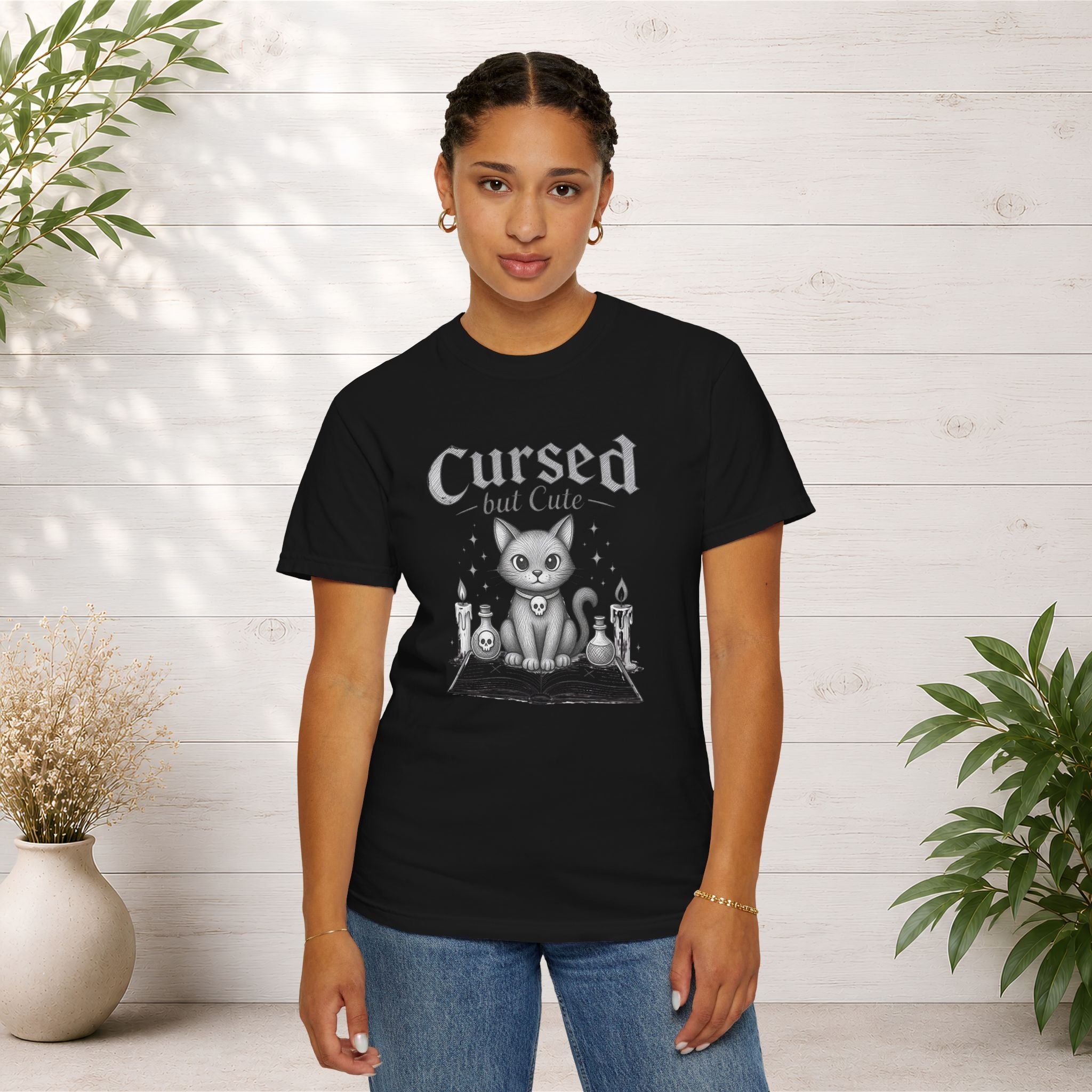 Cursed But Cute Cat T-Shirt