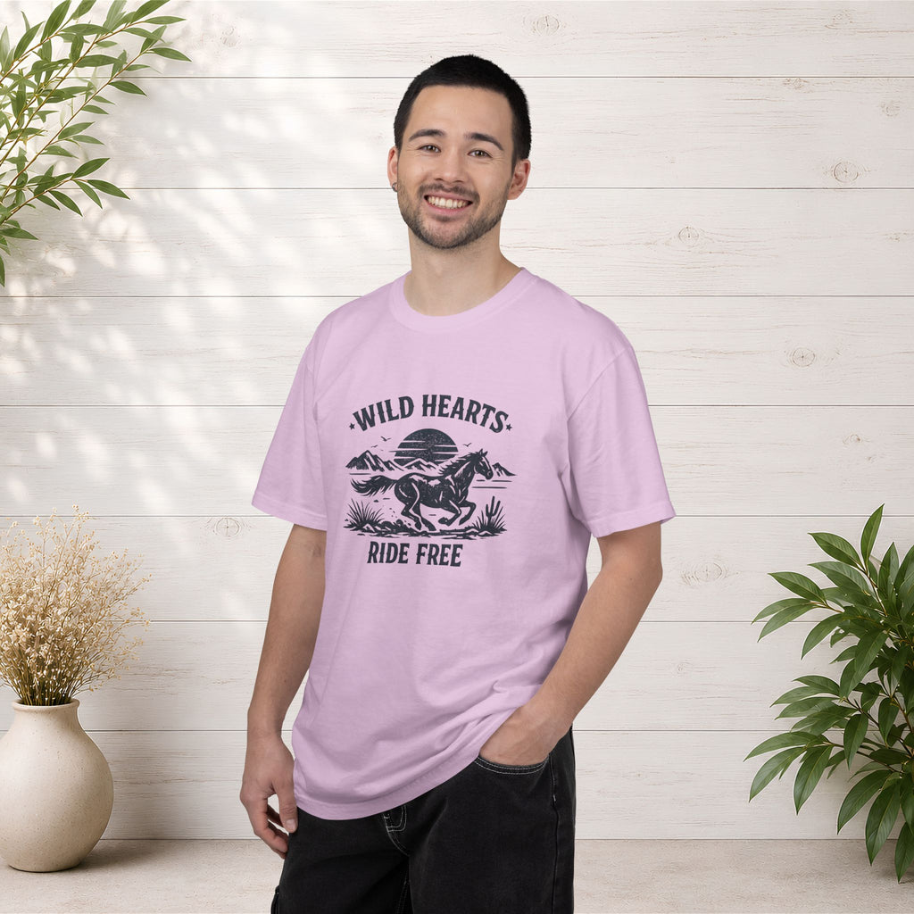 Wild Hearts Ride Free T-Shirt – Vintage Horseback Adventure Tee