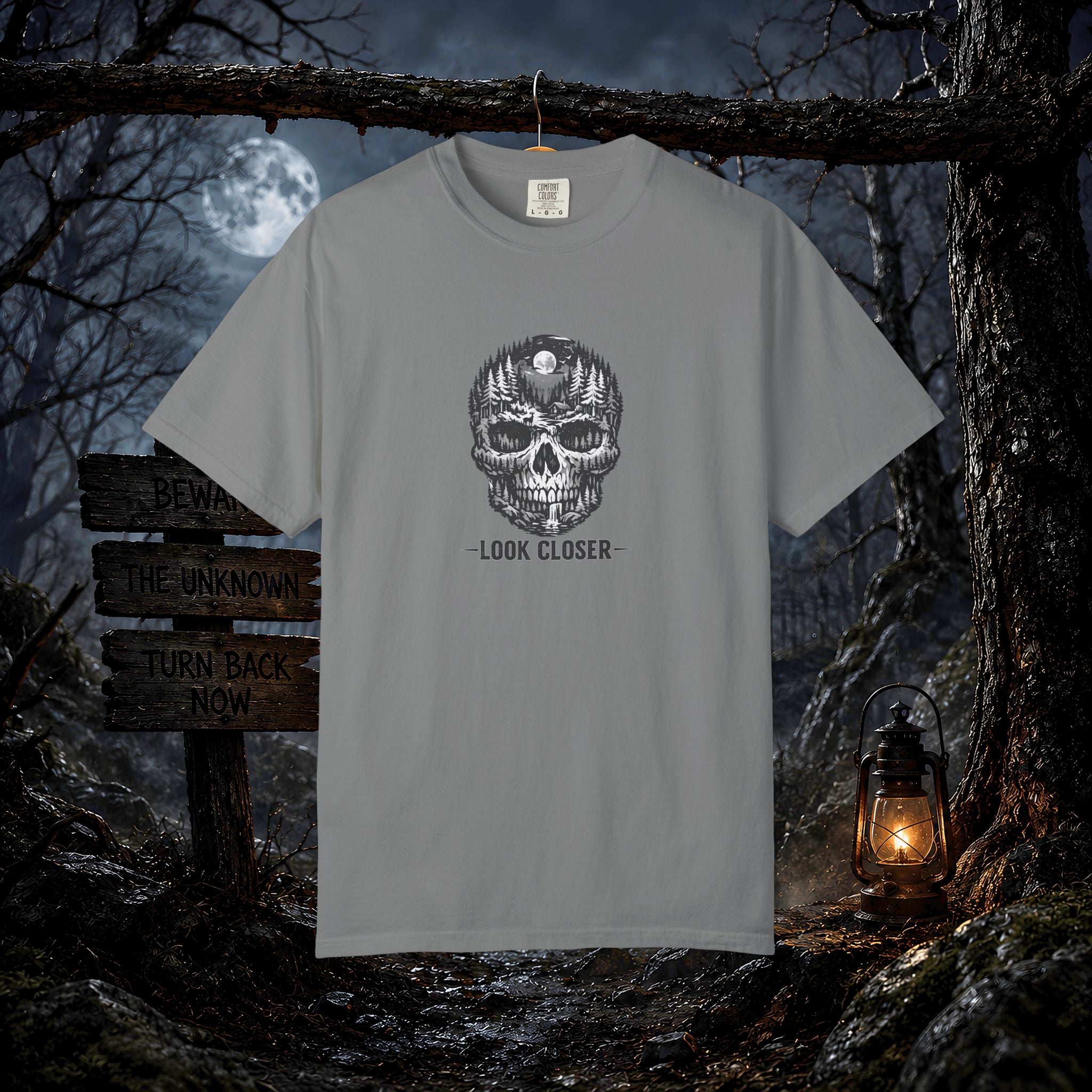 Skull Forest 'Look Closer' Graphic T-Shirt