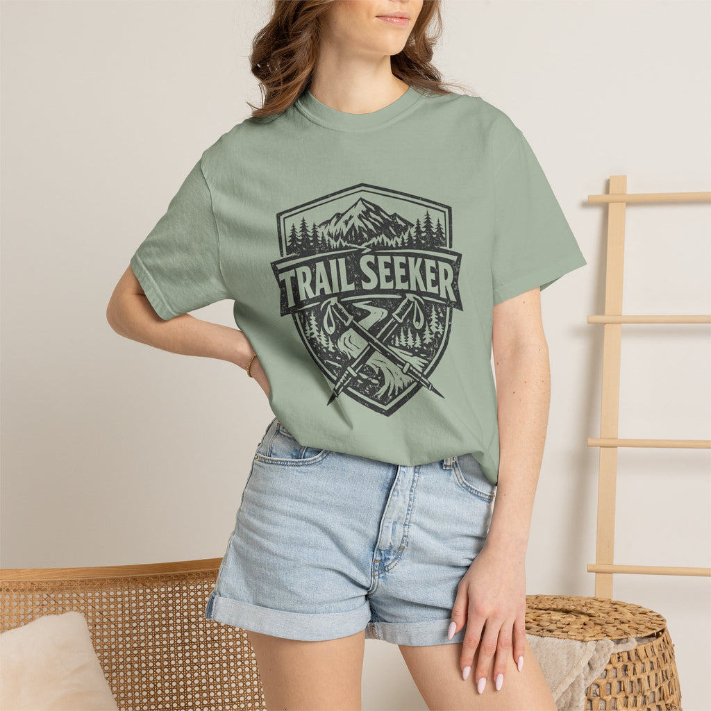 Trail Seeker T‑Shirt — Vintage Mountain Hiking Tee