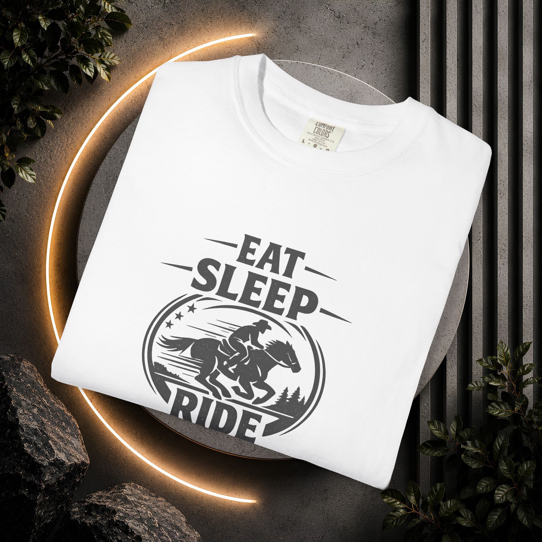 Eat Sleep Ride Repeat T-Shirt — Horse Rider Graphic Tee