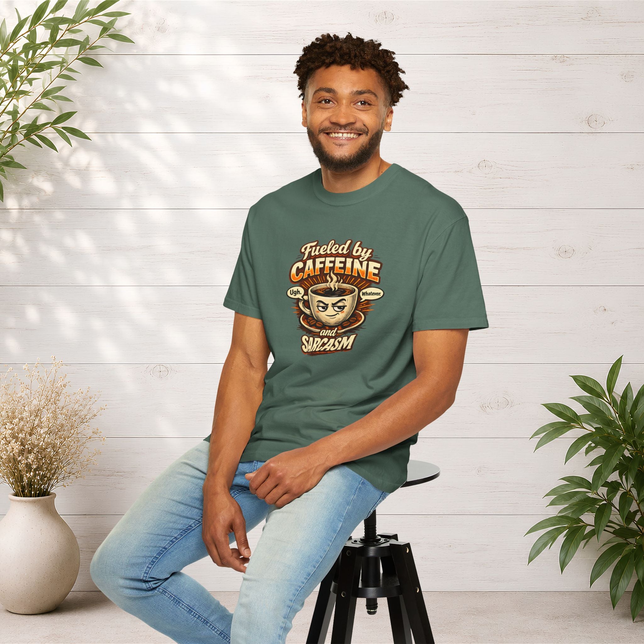 Fueled by Caffeine and Sarcasm T-Shirt