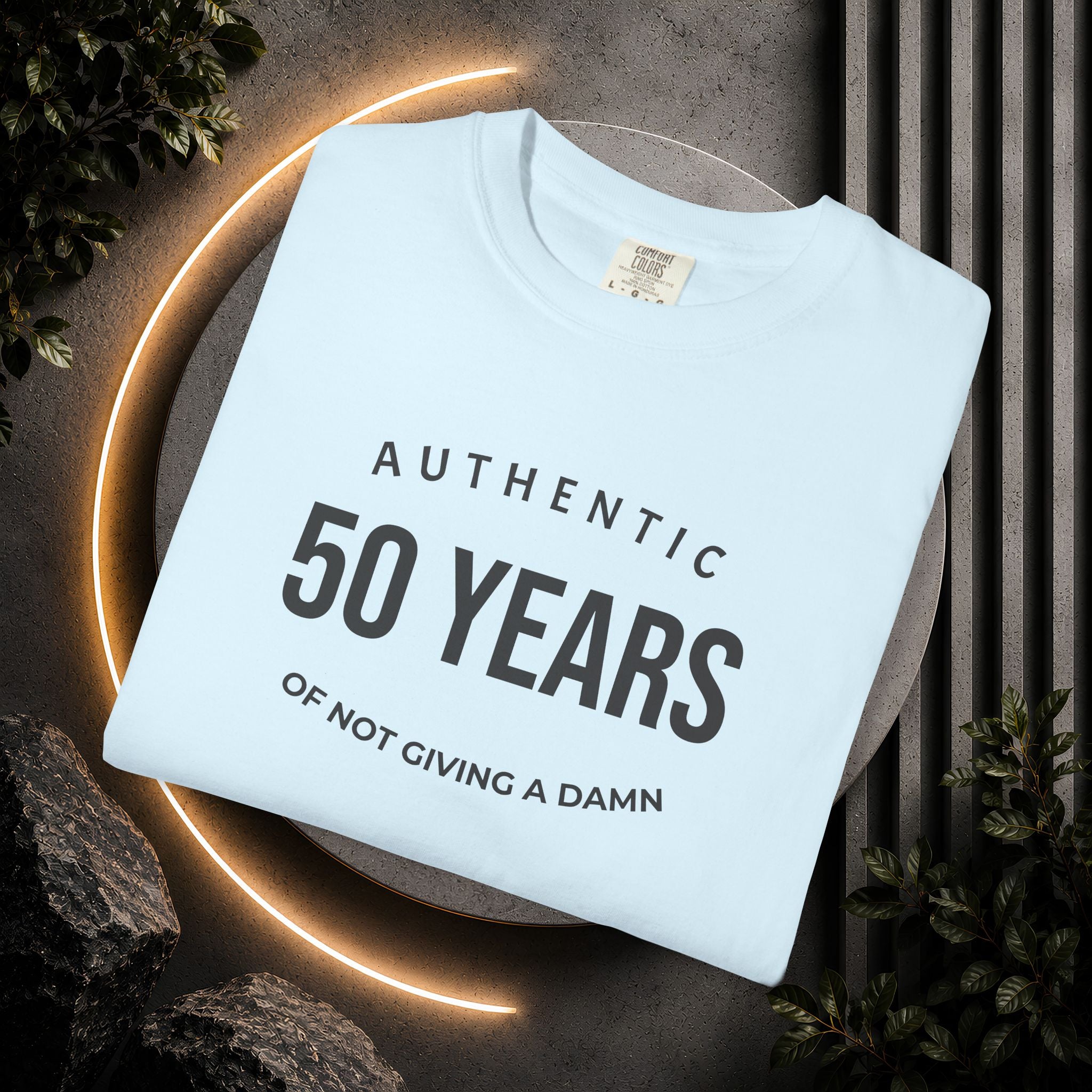 "Authentic" Custom Text "of Not Giving a Damn" T-Shirt