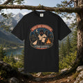 Night Hike Supervisor Mothman T‑Shirt — Camp Cryptid Retro Outdoor Badge