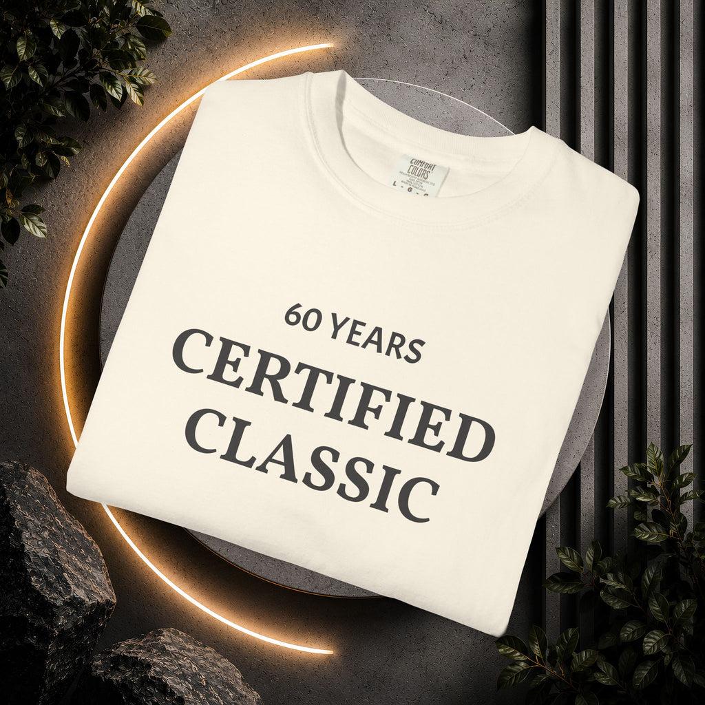 Custom Text "Certified Classic" T-Shirt — Personalized Text Tee