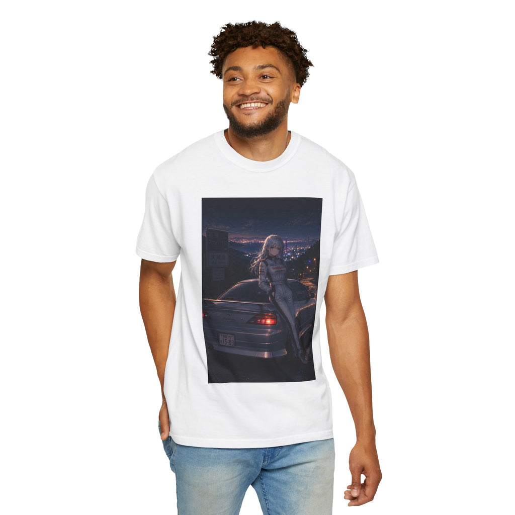 Hakone Night Drive Anime T-shirt | Retro JDM Street Racer Anime