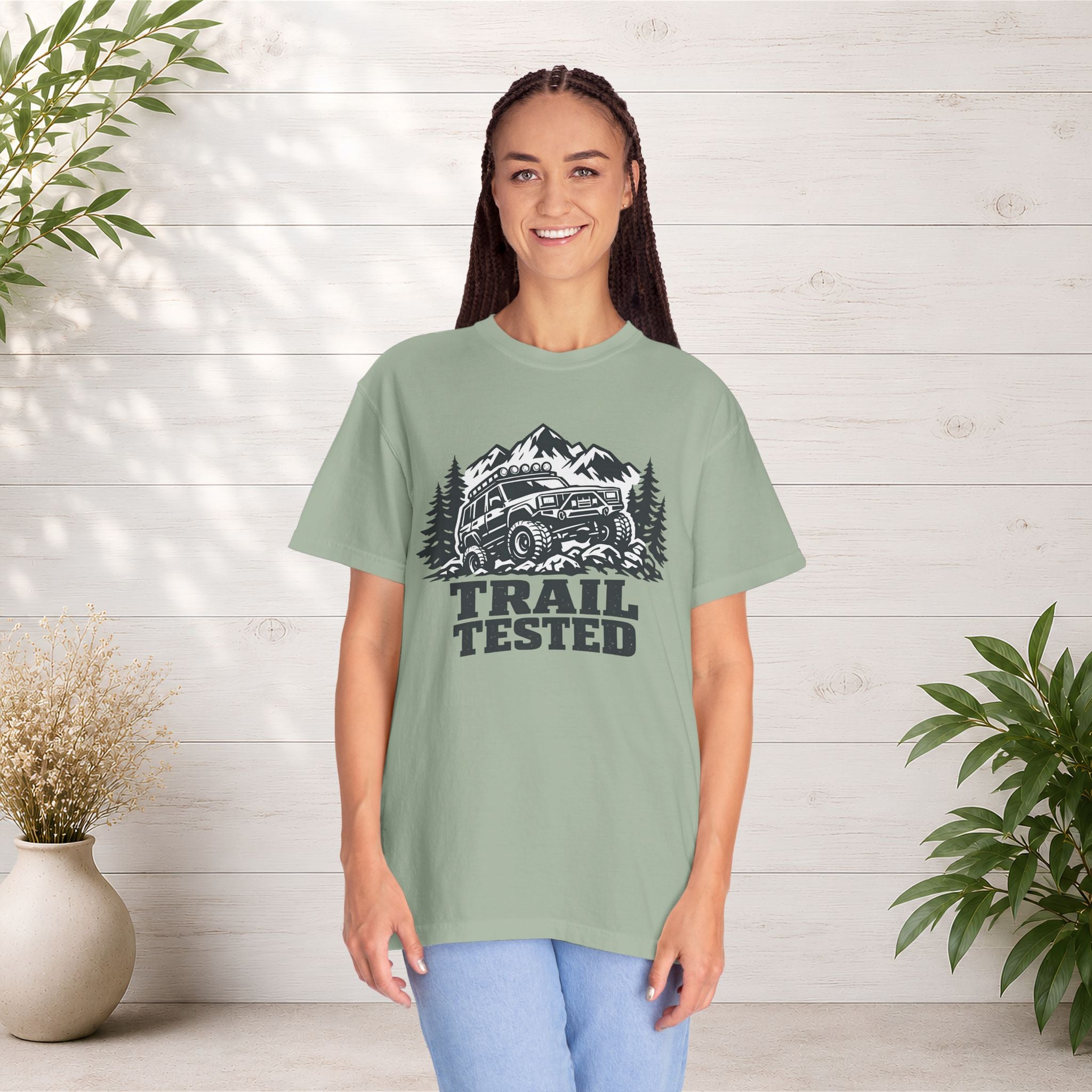 Trail Tested T-Shirt — Off-Road Jeep Mountain Adventure Tee