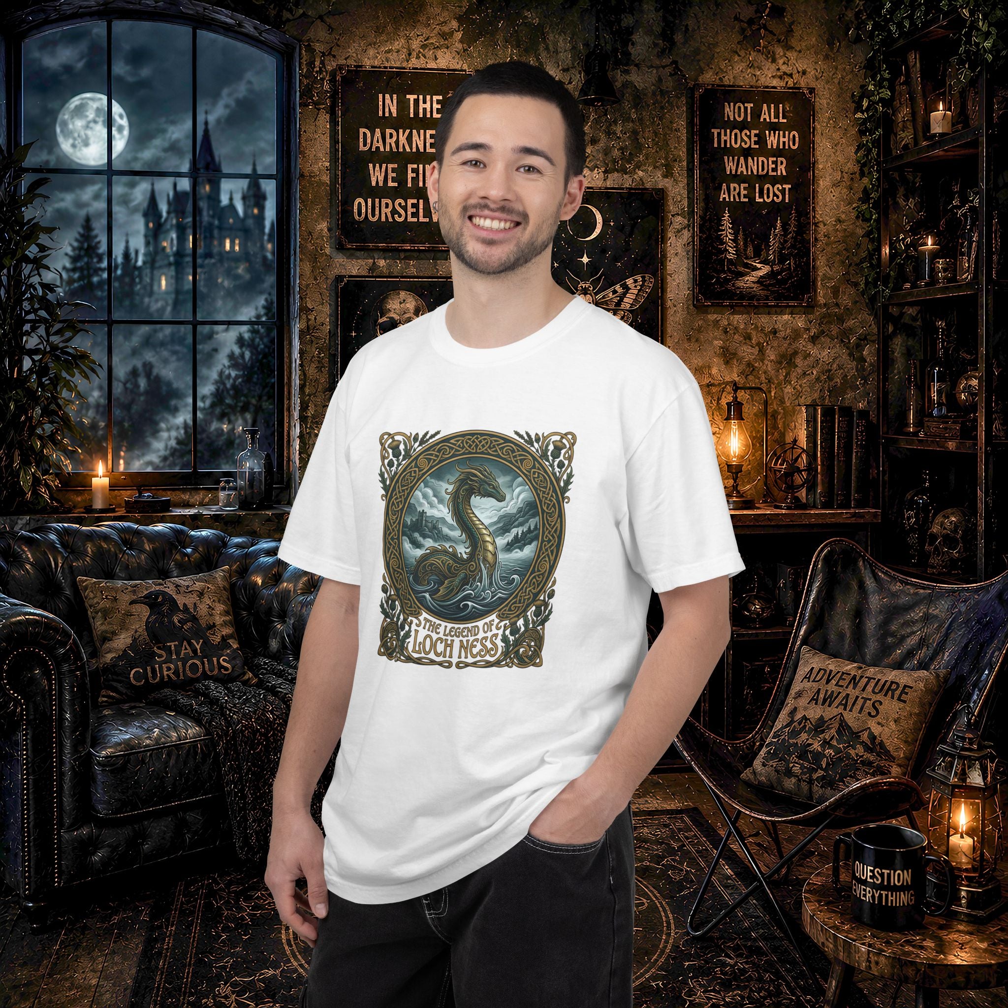 Loch Ness Monster T-shirt | Vintage Sea Serpent Illustration
