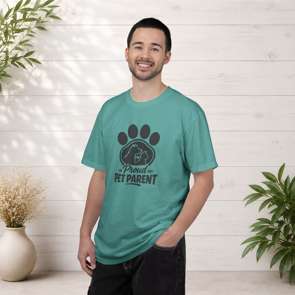 Proud Pet Parent T-Shirt — Paw Print Dog & Cat Shirt for Animal Lovers