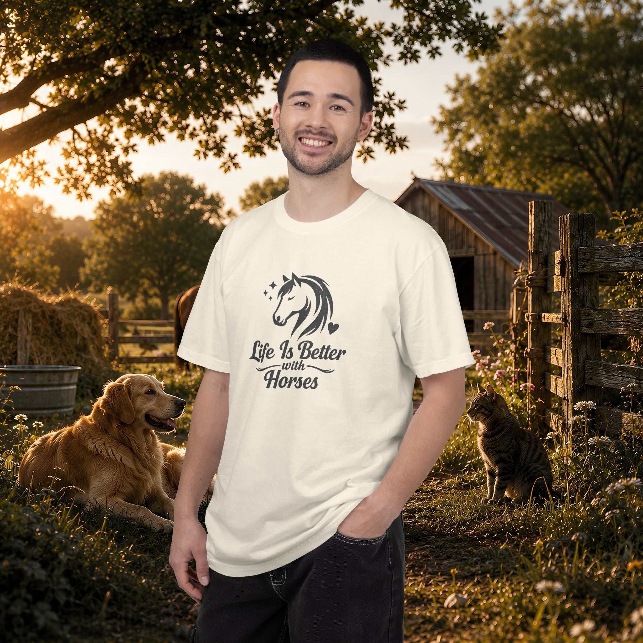 Life Is Better With Horses T-Shirt — Horse Lover Tee