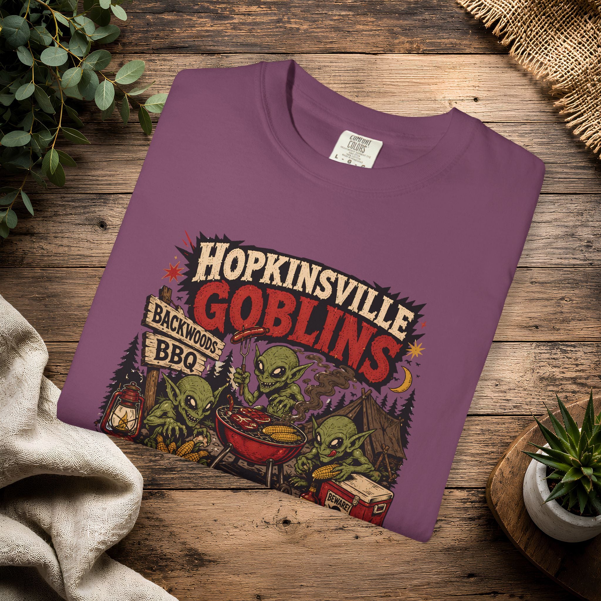 Hopkinsville Goblins Cookout T-Shirt — Funny BBQ Festival Tee