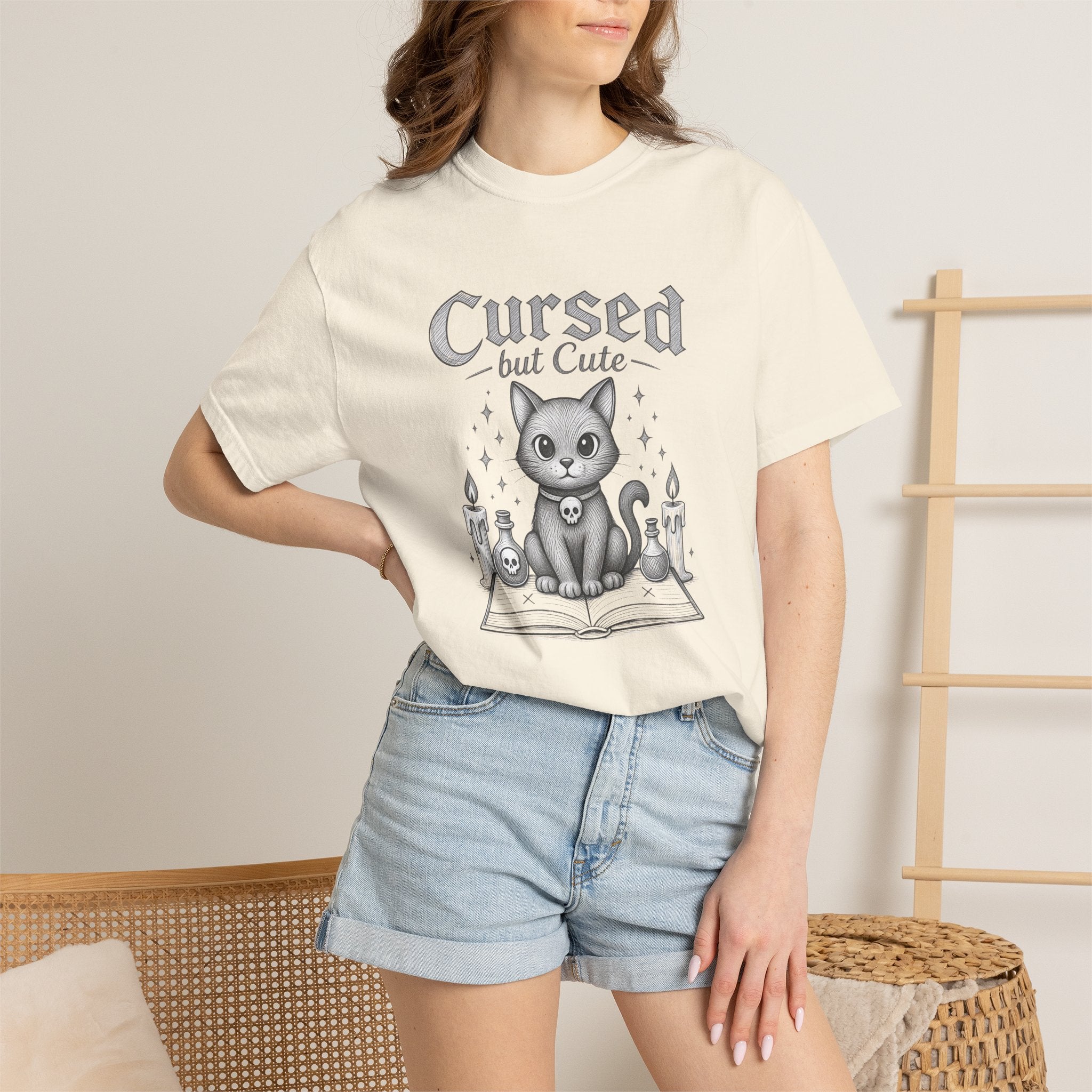 Cursed But Cute Cat T-Shirt