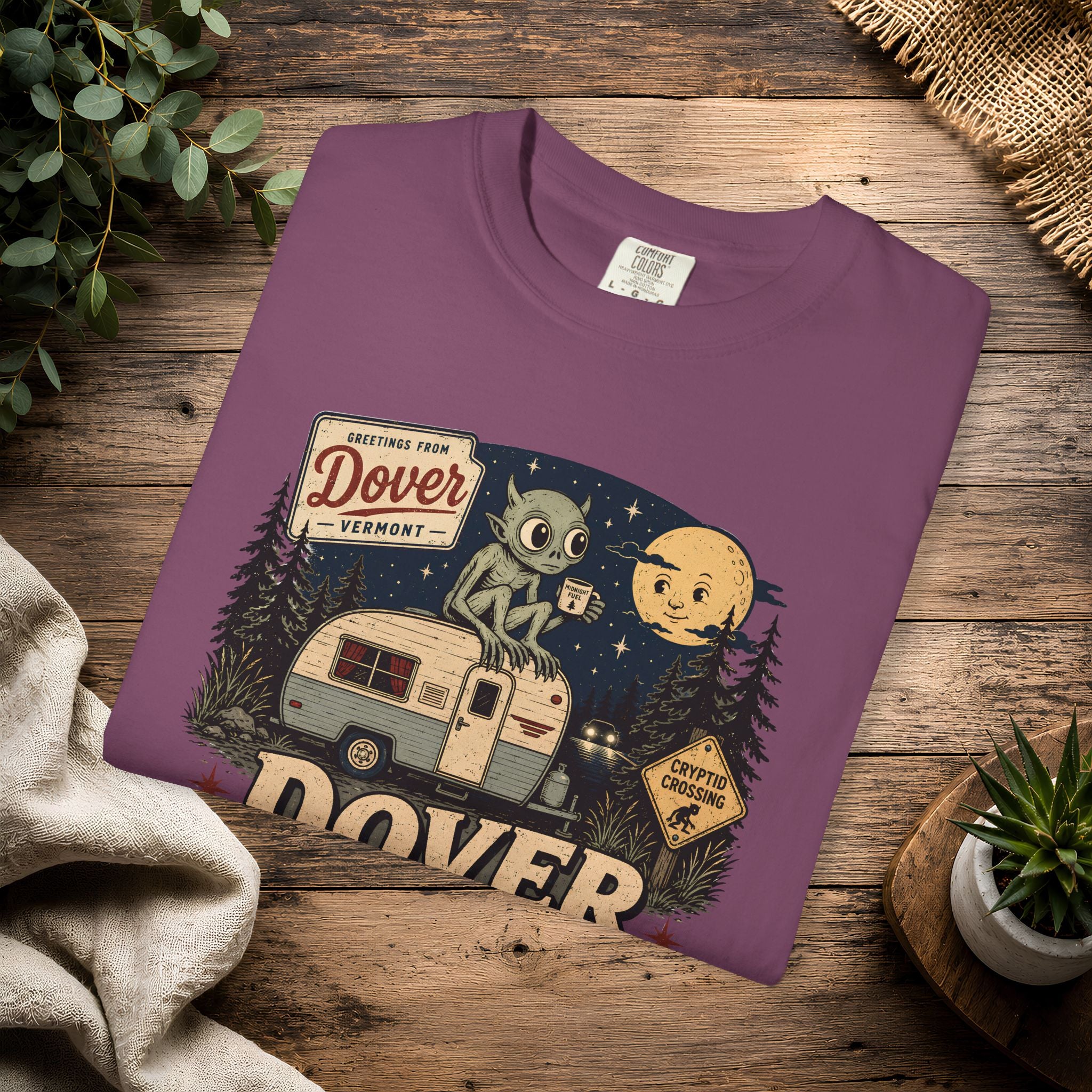 Dover Demon Midnight Camper T-Shirt — Vintage RV Camping Tee