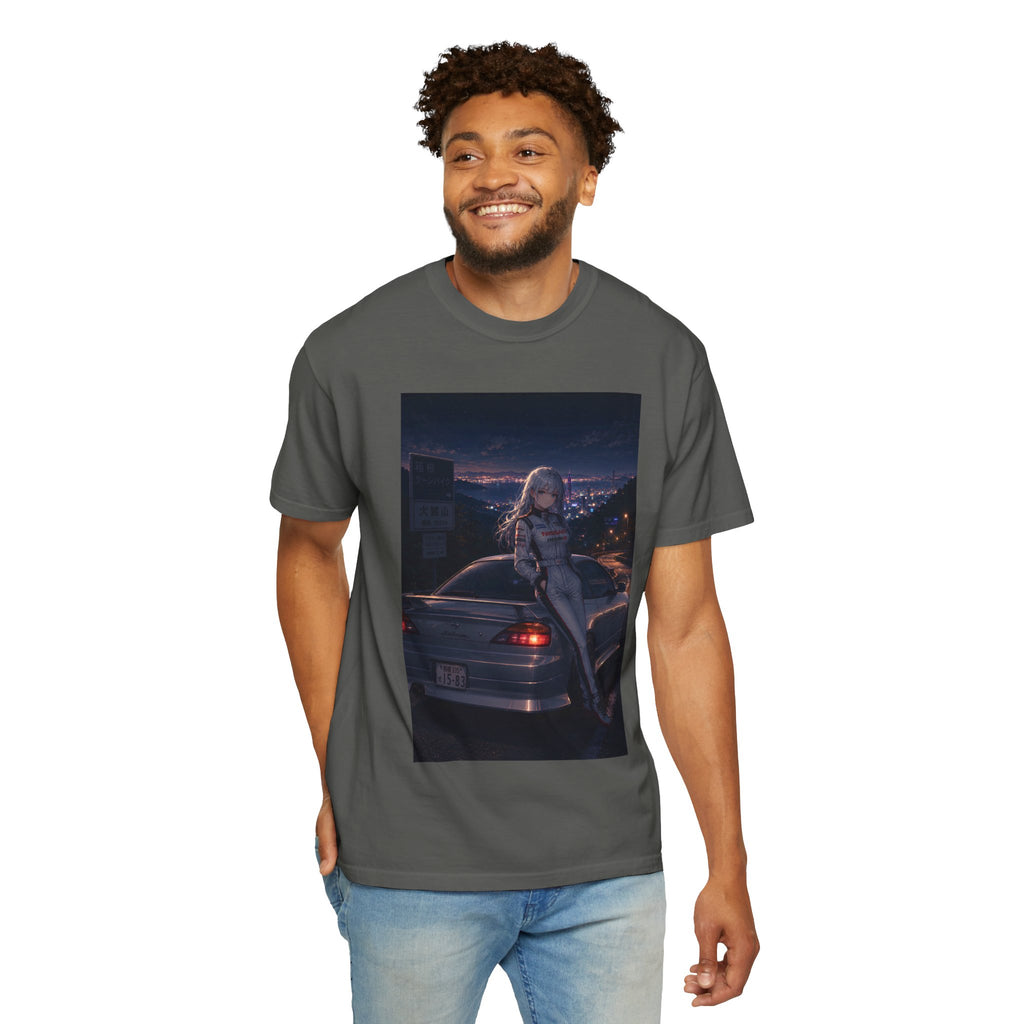 Hakone Night Drive Anime T-shirt | Retro JDM Street Racer Anime