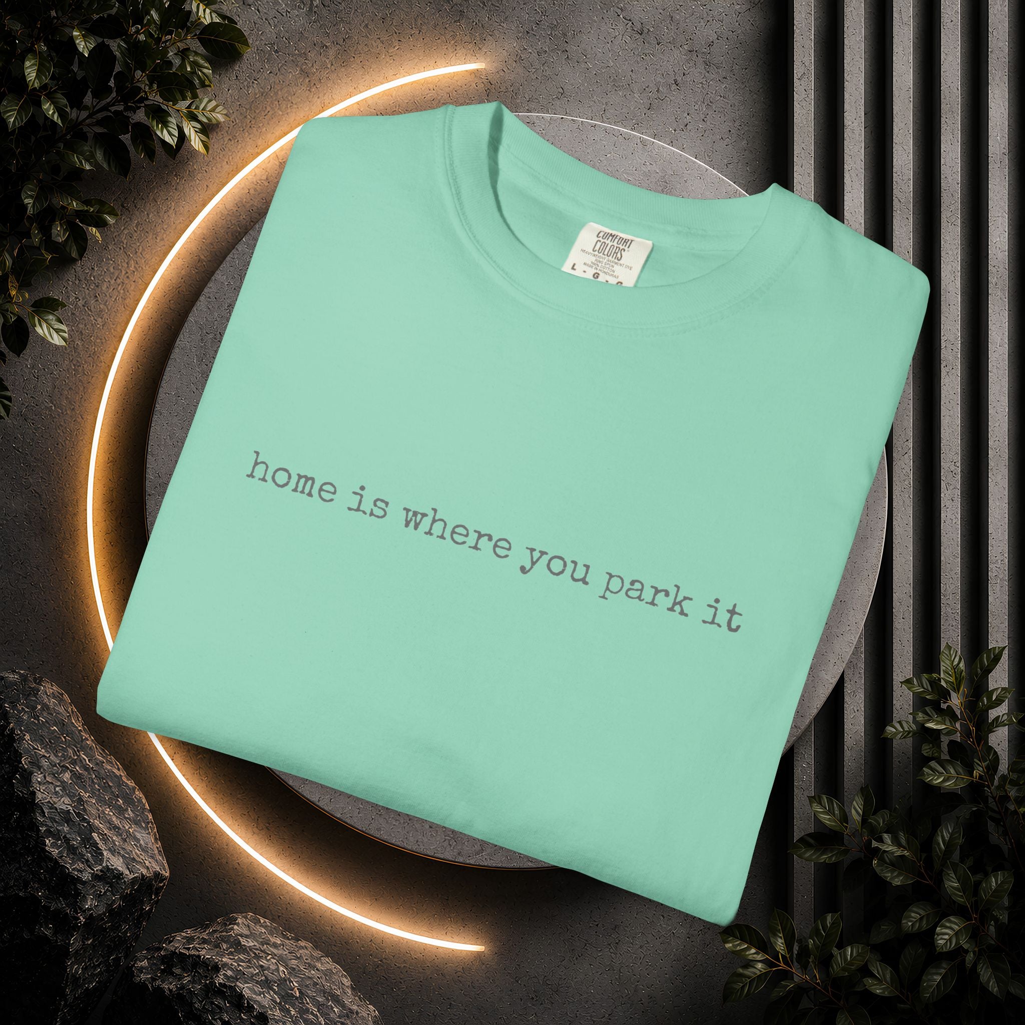 Home Is Where You Park It Van Life T-shirt | Minimal Camper Tee