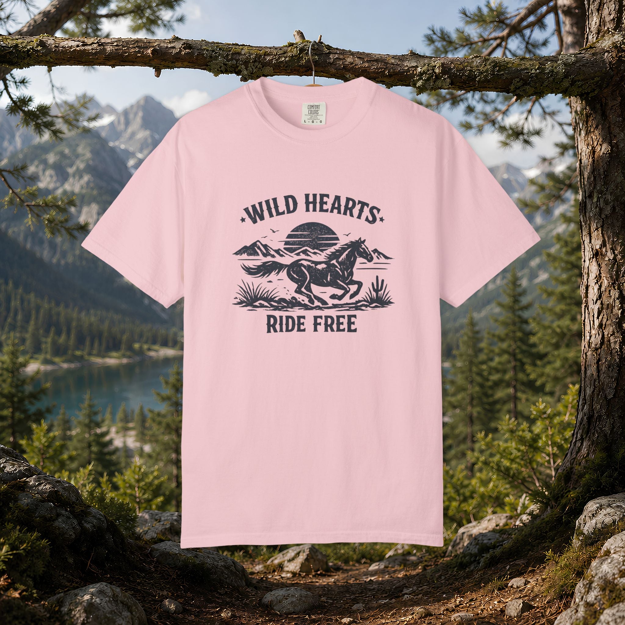 Wild Hearts Ride Free T-Shirt – Vintage Horseback Adventure Tee