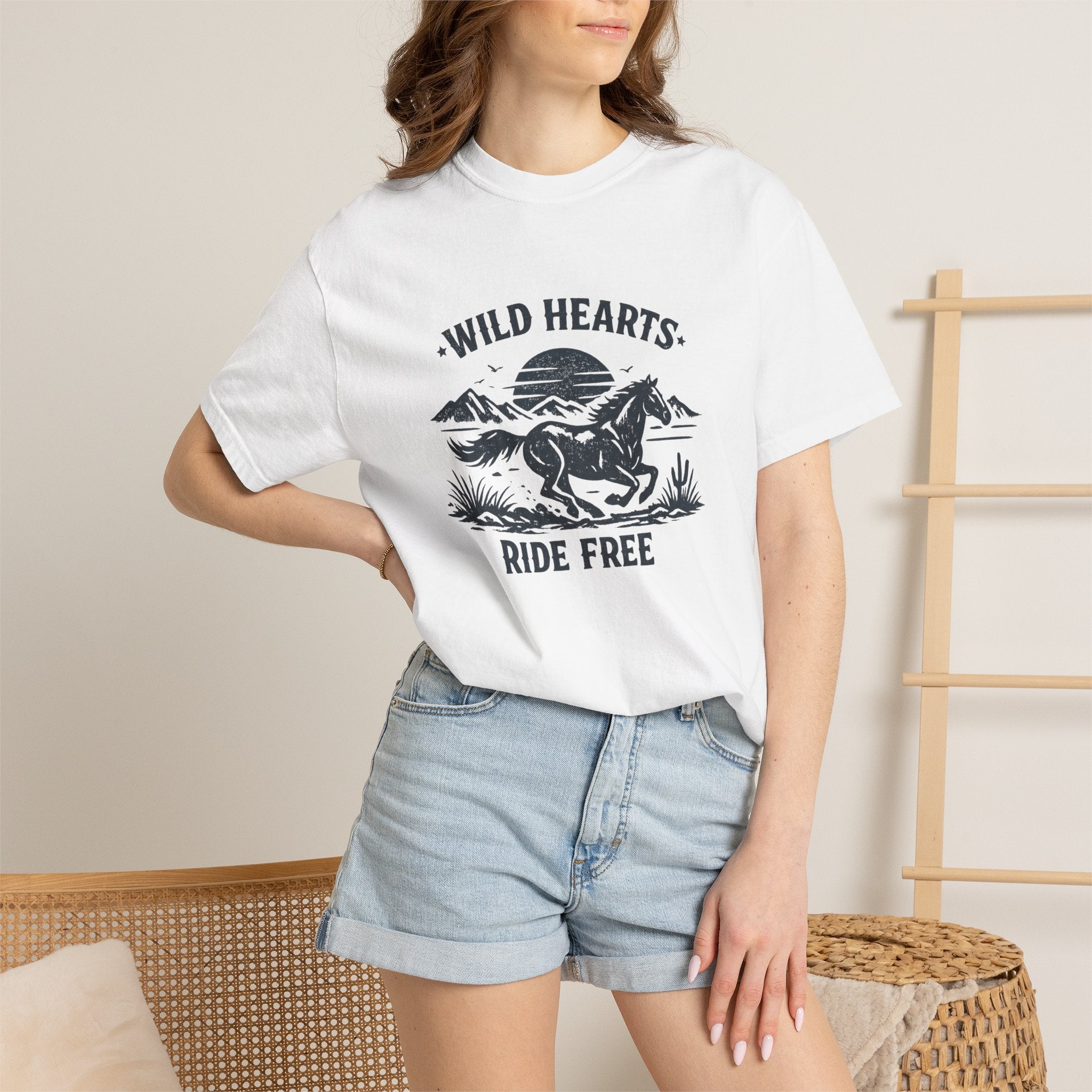 Wild Hearts Ride Free T-Shirt – Vintage Horseback Adventure Tee