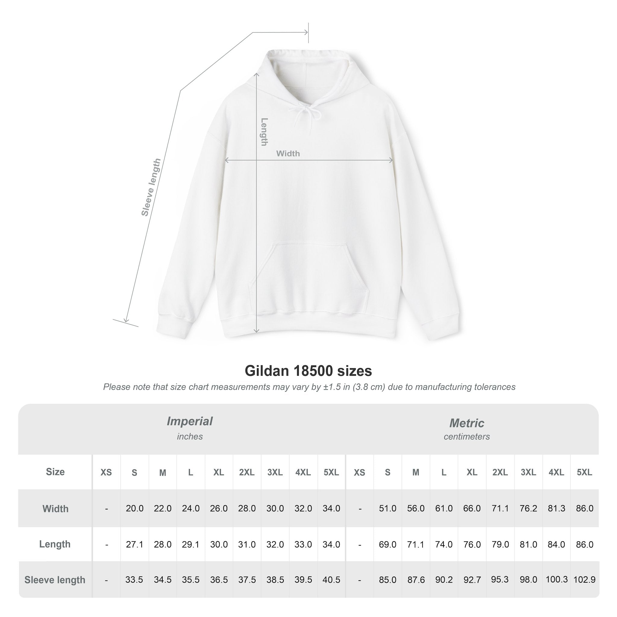 Custom Front Small Left and Back Image Hoodie — Personalized White Pullover Hooded Sweatshirt