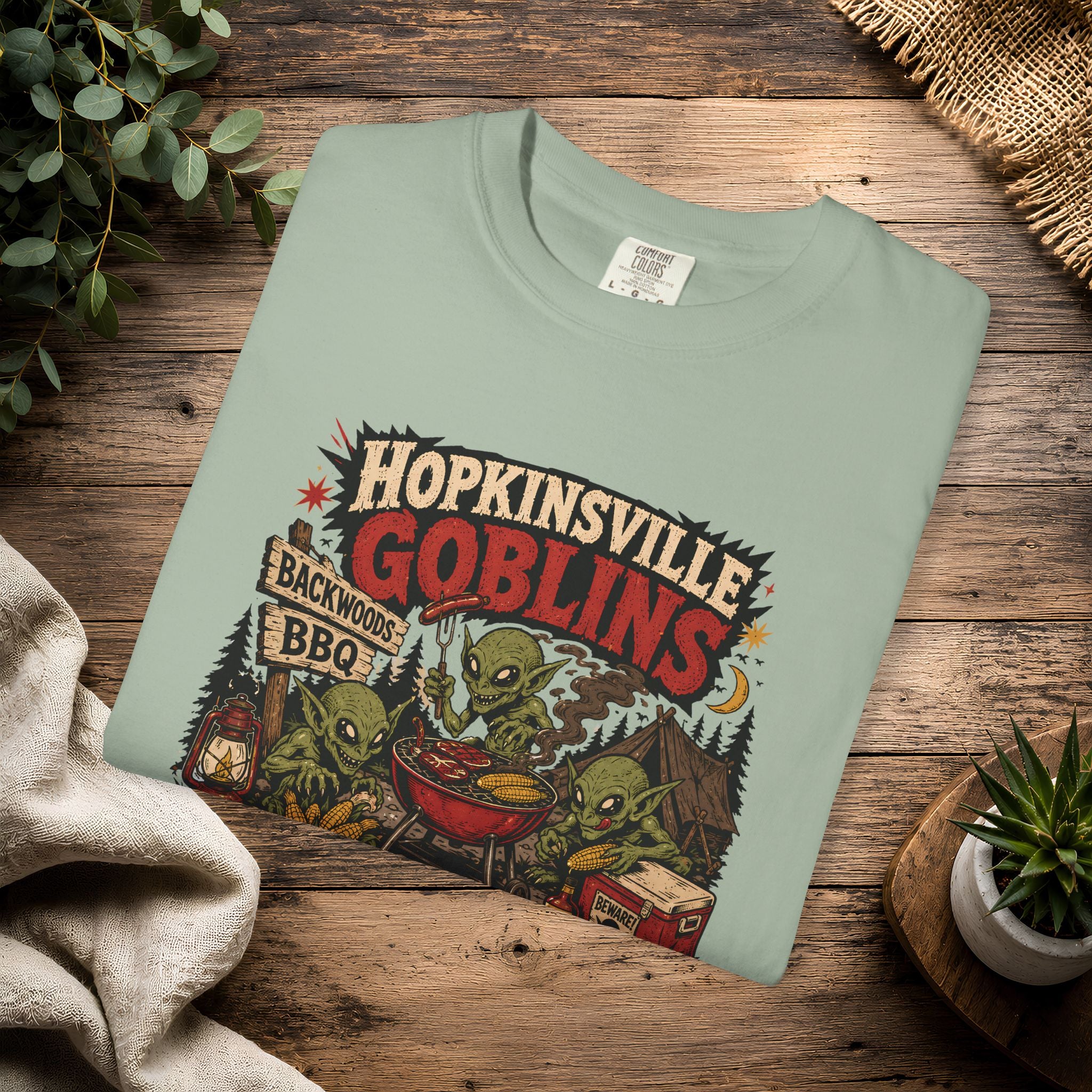 Hopkinsville Goblins Cookout T-Shirt — Funny BBQ Festival Tee